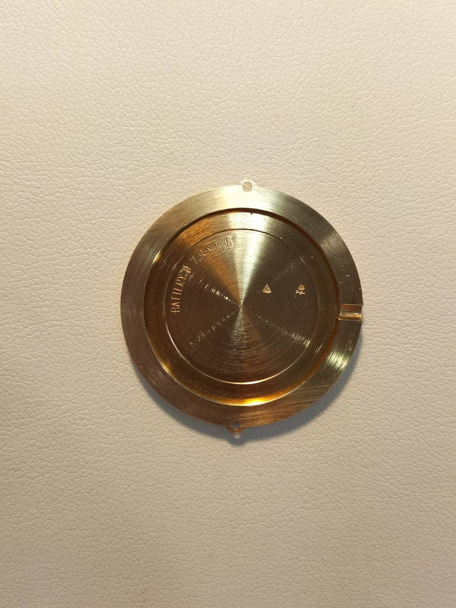 Cartier Must Vendome VLC LM W1009754 / 1861 Quartz Cal.690 SV925 Leather Genuine Buckle (GP) Gold Jump Arabic CC Dial Overhauled