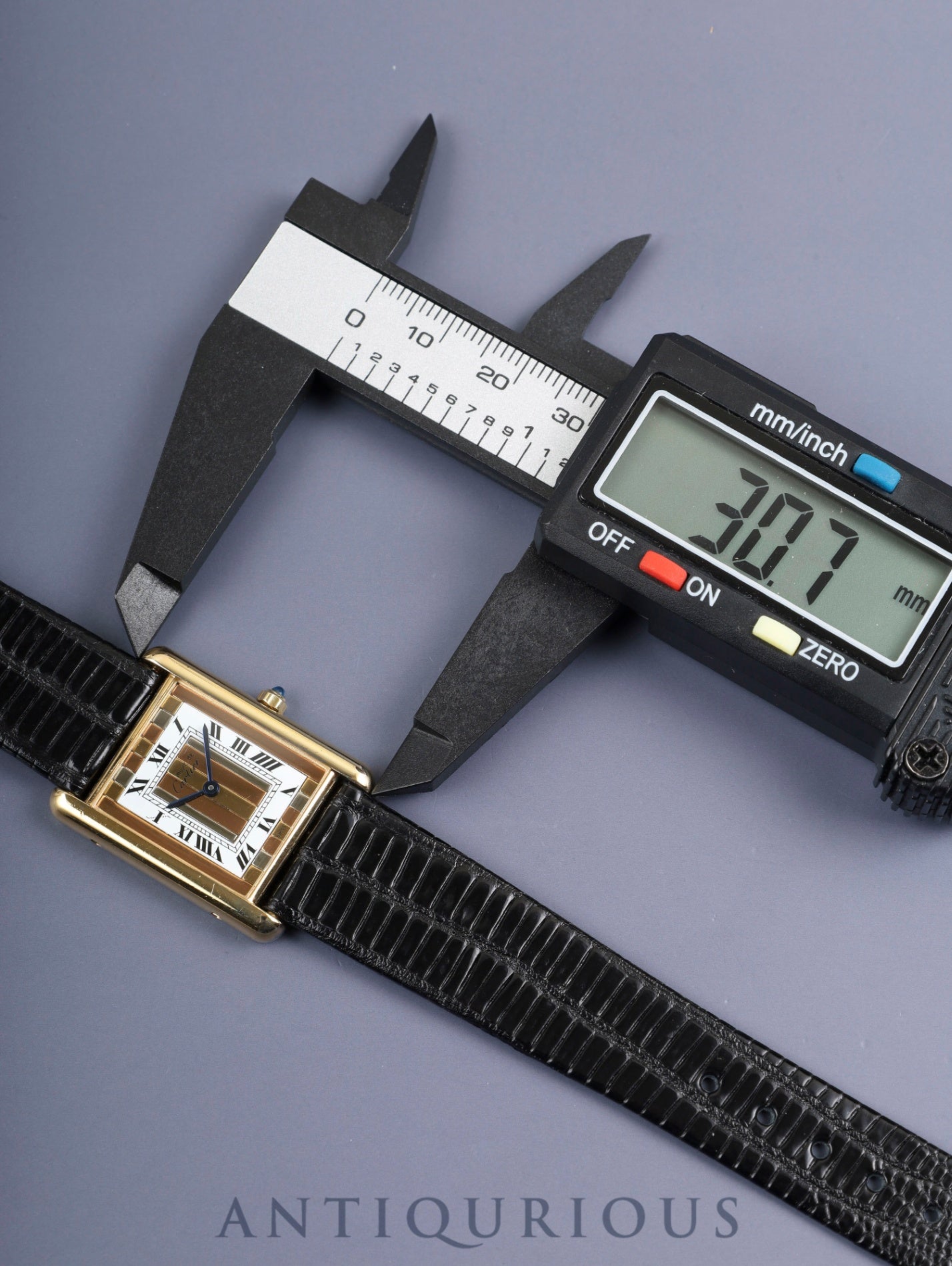 カルティエ マストタンク LM 6 81006 クォーツ SV925 革 純正ピンバックル(GP)フロントトリニティ文字盤(SWISS表記)箱 冊子 保証書(1995年)カルティエブティックにてコンプリートサービス済み