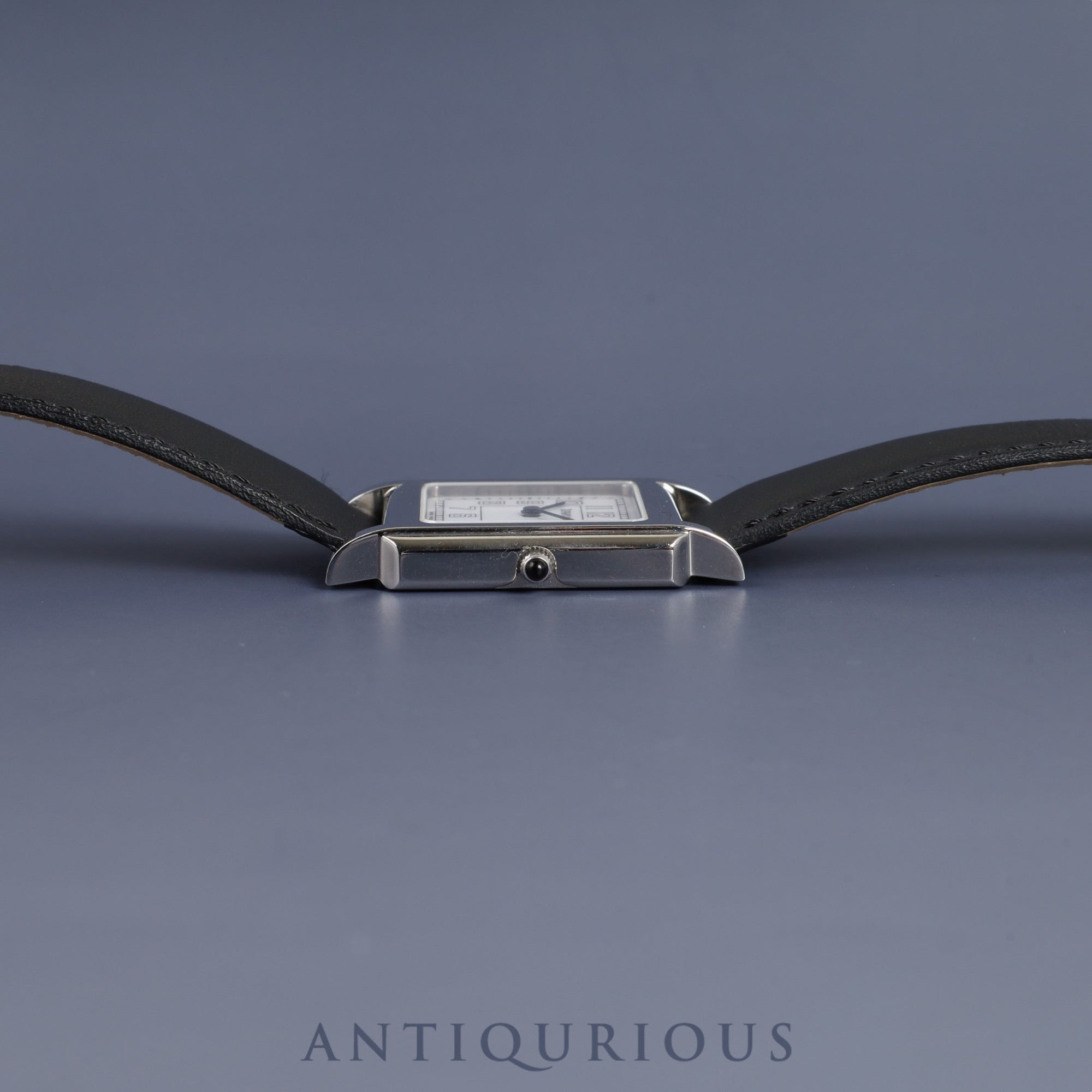 ティファニー クラシックスクエア 525.1030 クォーツ Cal.901.001 SS 純正革ベルト 純正尾錠(SS) ホワイトアラビア文字盤 オーバーホール済み