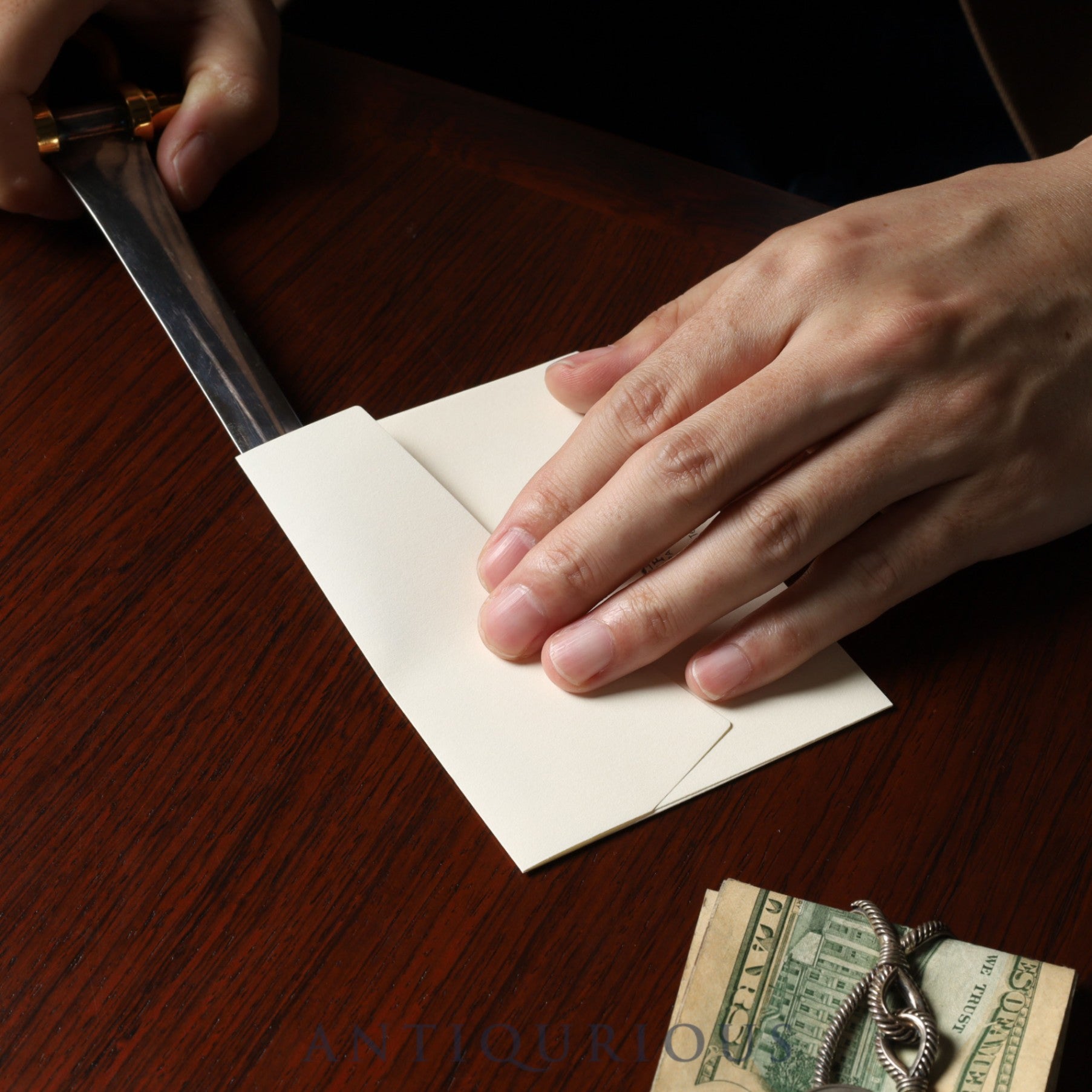 Hermes Money Clip Rope Motif SV800 Box Hallmark Crab