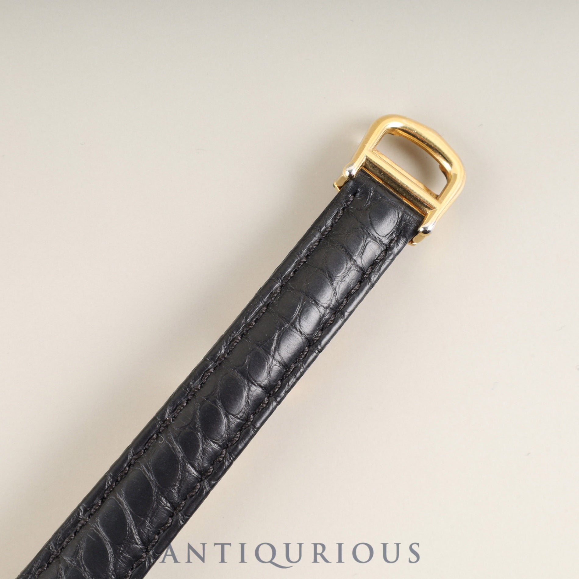 カルティエ マストトリニティ W1010644 / 2735 クォーツ Cal.157.06 SV925 革 純正Dバックル(GP) シルバーローマン文字盤 箱 冊子 保証書(1998年)オーバーホール済み