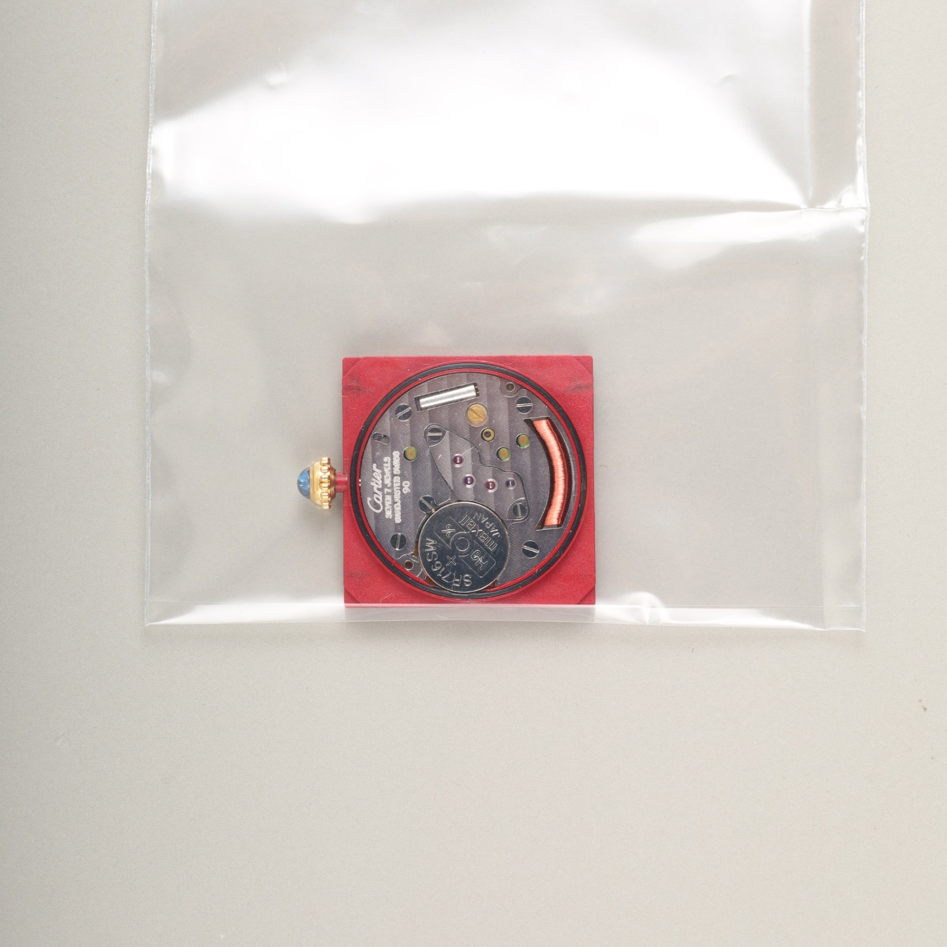 Cartier Must Tank LM 590005 Quartz Caliber 90 SV925 Leather Strap with Genuine GP Buckle Arabic Dial Circa 1982-1995 Overhauled and Finished to Like New