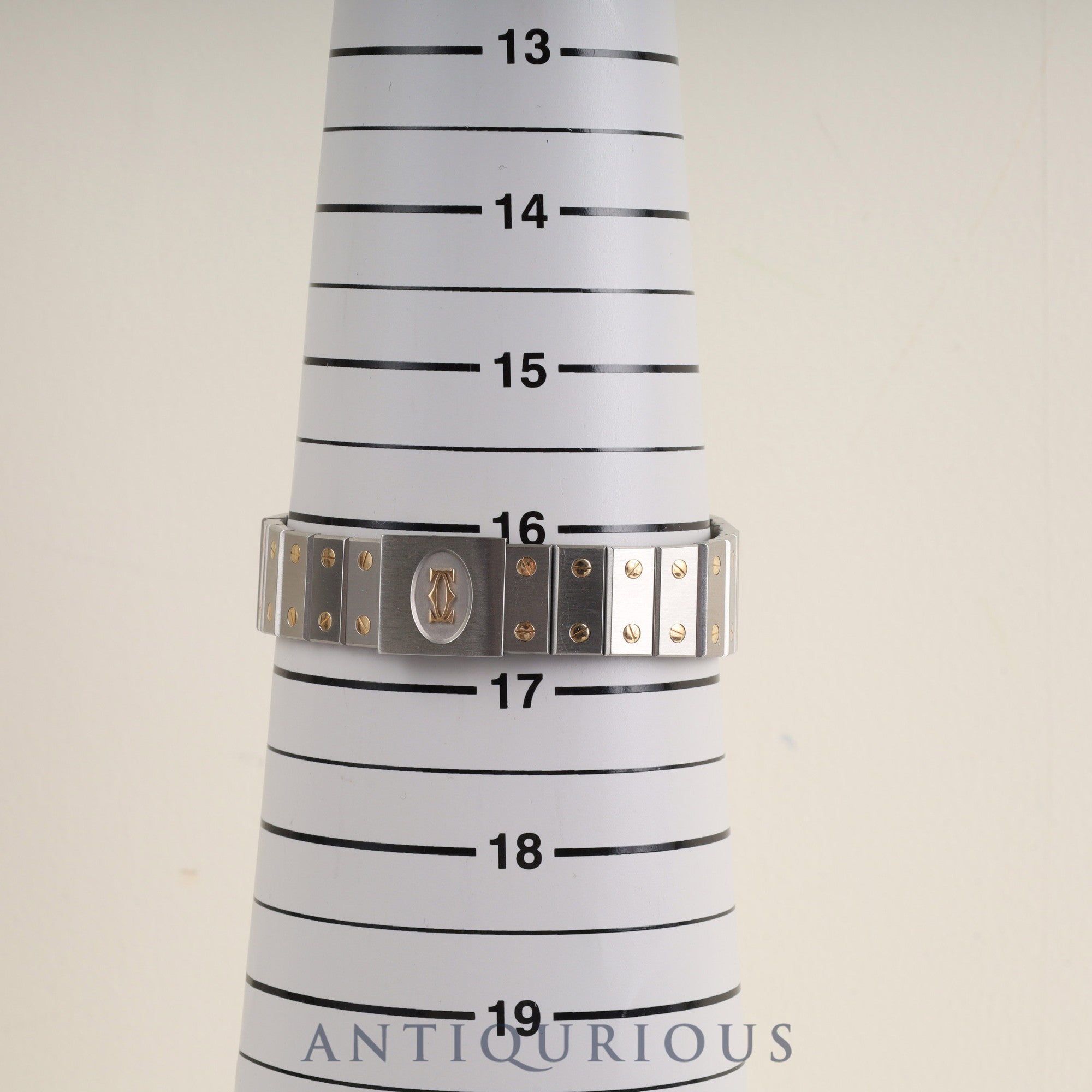 カルティエ サントス ガルベ LM 1172961 自動巻き SS/YG SS/YG ホワイトローマン文字盤 オーバーホール済み