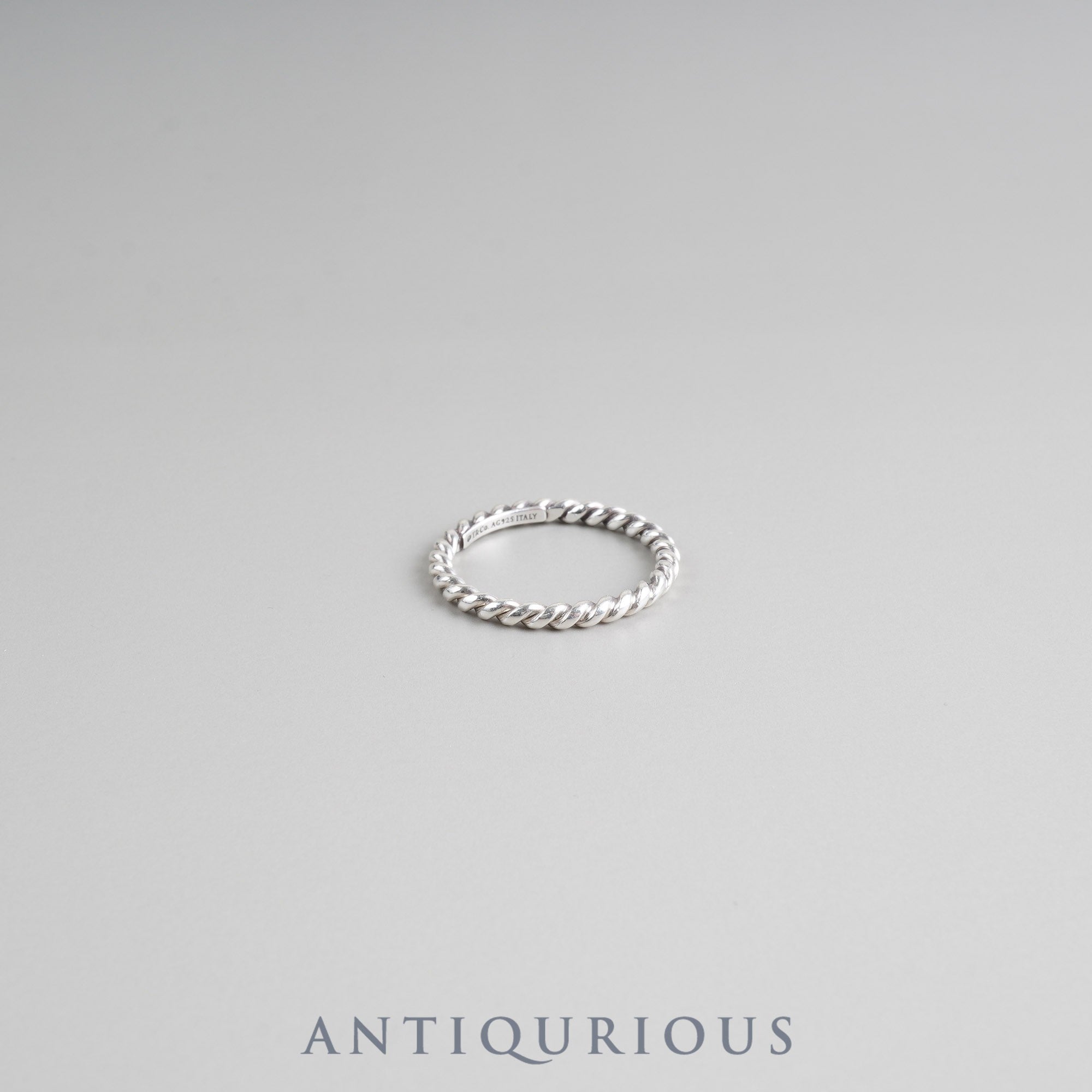 ティファニー リング ツイスト スターリングシルバー 約15.5号 箱 保存袋