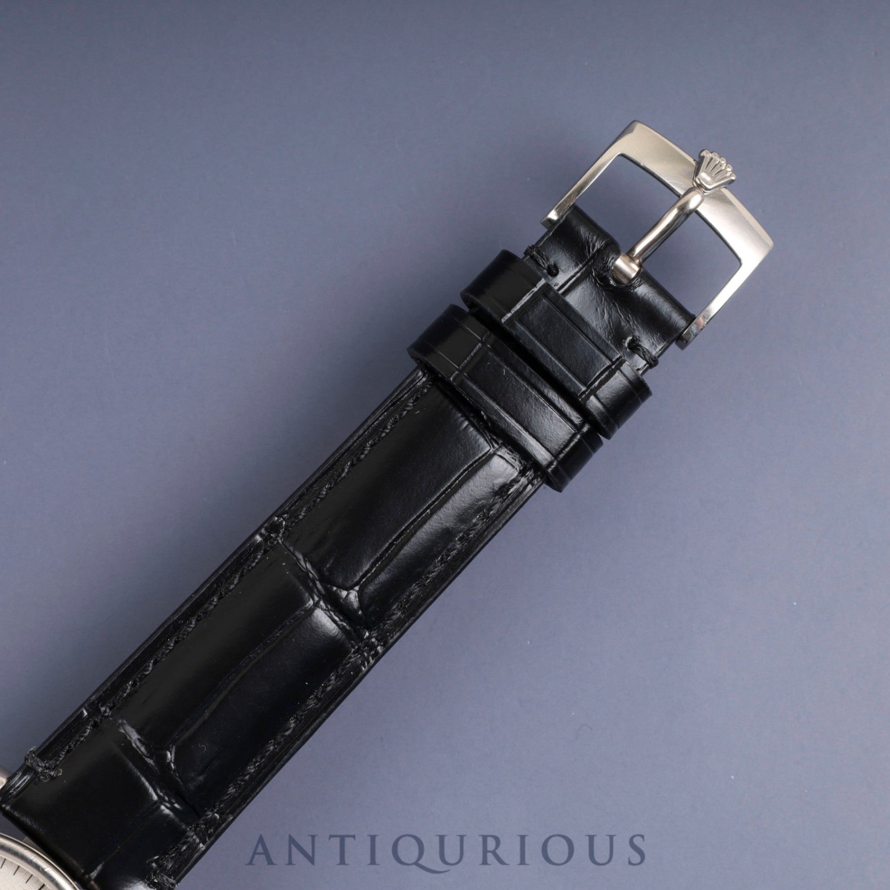 ロレックス チェリーニ 5115 手巻き Cal.1602 750 革 純正尾錠(750) 彫りコンピューター文字盤 冊子 保証書(2004年)純正ベルト オーバーホール済み