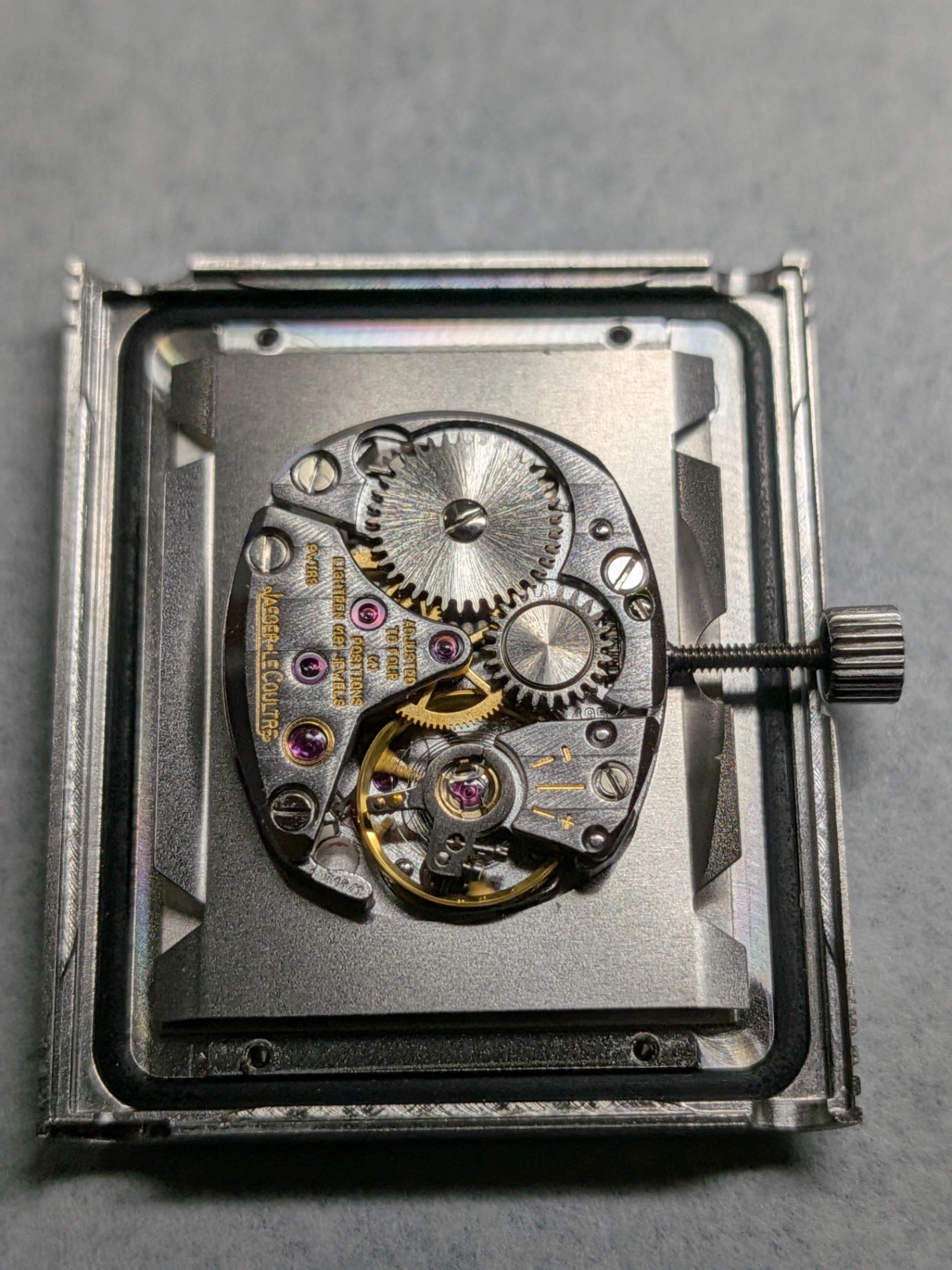 ジャガー・ルクルト レベルソ クラシック 250.8.86 手巻き Cal.846/1 SS 革 純正Dバックル(SS)シルバーアラビア文字盤 (SWISS MADE表記)1990年代後半〜2000年前後 オーバーホール済み