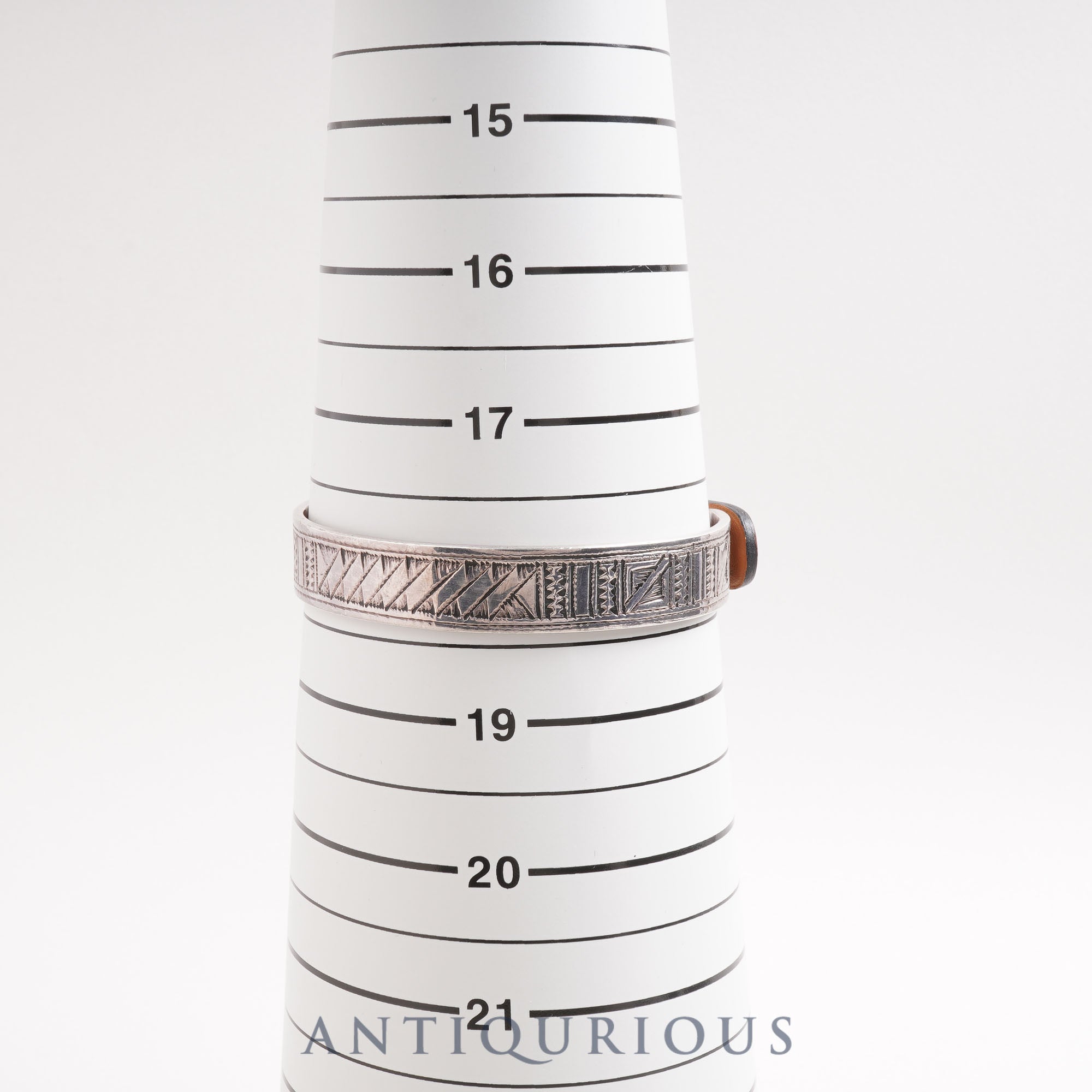 Hermes Bracelet Bangle Touareg SV/Leather T5