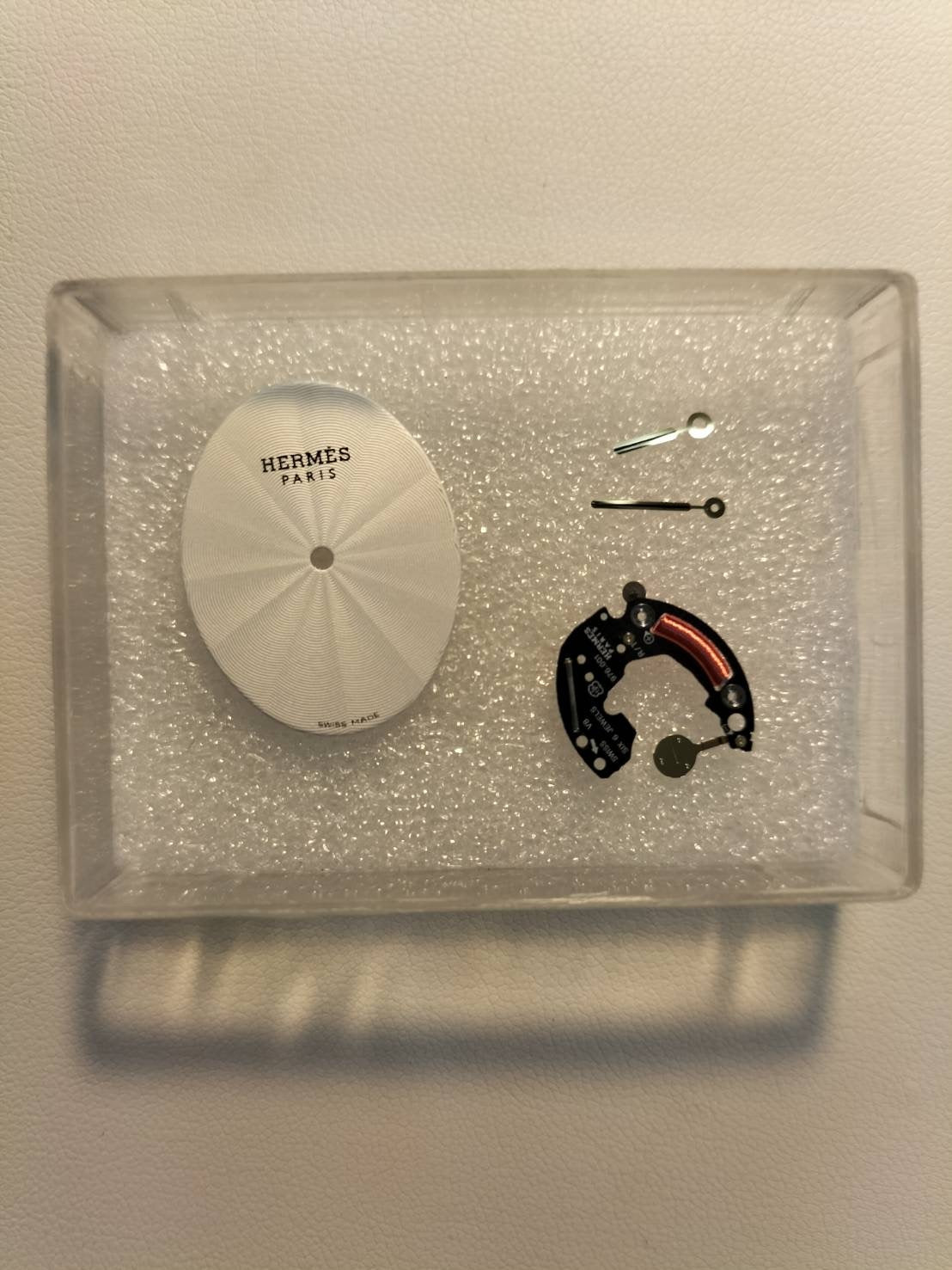 エルメス クリッパー オーバル CO1.520.220 / 3280 クォーツ Cal.976.001 SS/GP ホワイトギョーシェ文字盤 箱 保証書 (2008年)オーバーホール済み