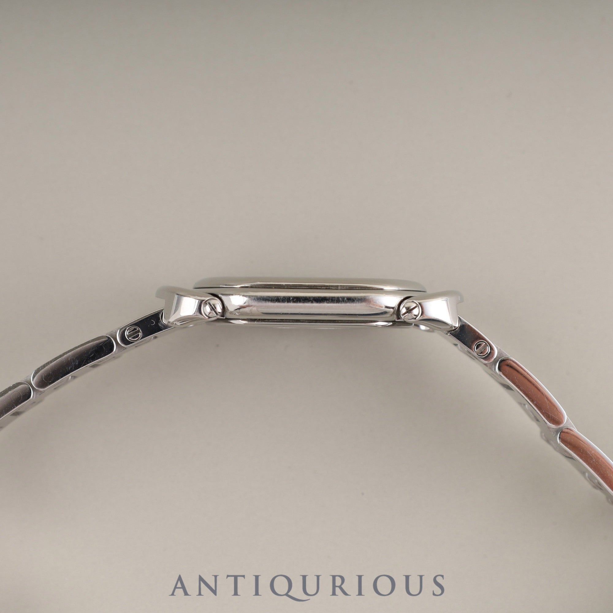 Hermes Rally RA1.210 Quartz Cal.976.001 SS SS Gray Dial Overhauled