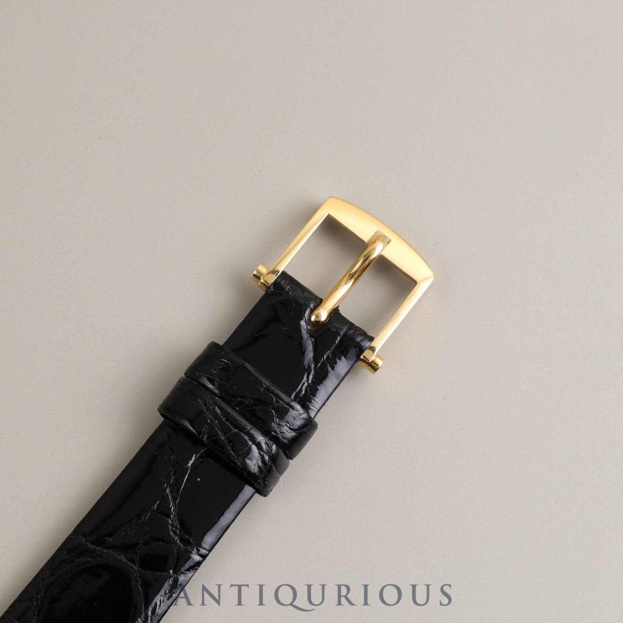 Breguet Classic Tonneau 3490 Manual winding Cal.818/4 YG Leather Genuine buckle (750) Ivory dial Overhauled