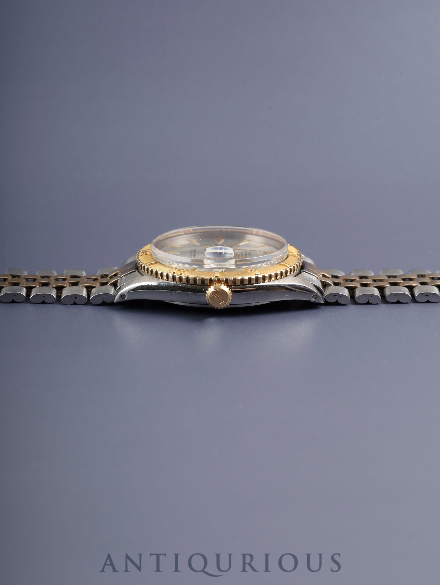 ロレックス デイトジャスト サンダーバード 1625/3 自動巻き Cal.1560 SS/YG シルバー文字盤 箱 クロノメーター証明書(1961年 / 個人名記載) 71番台(1960年)オーバーホール済み