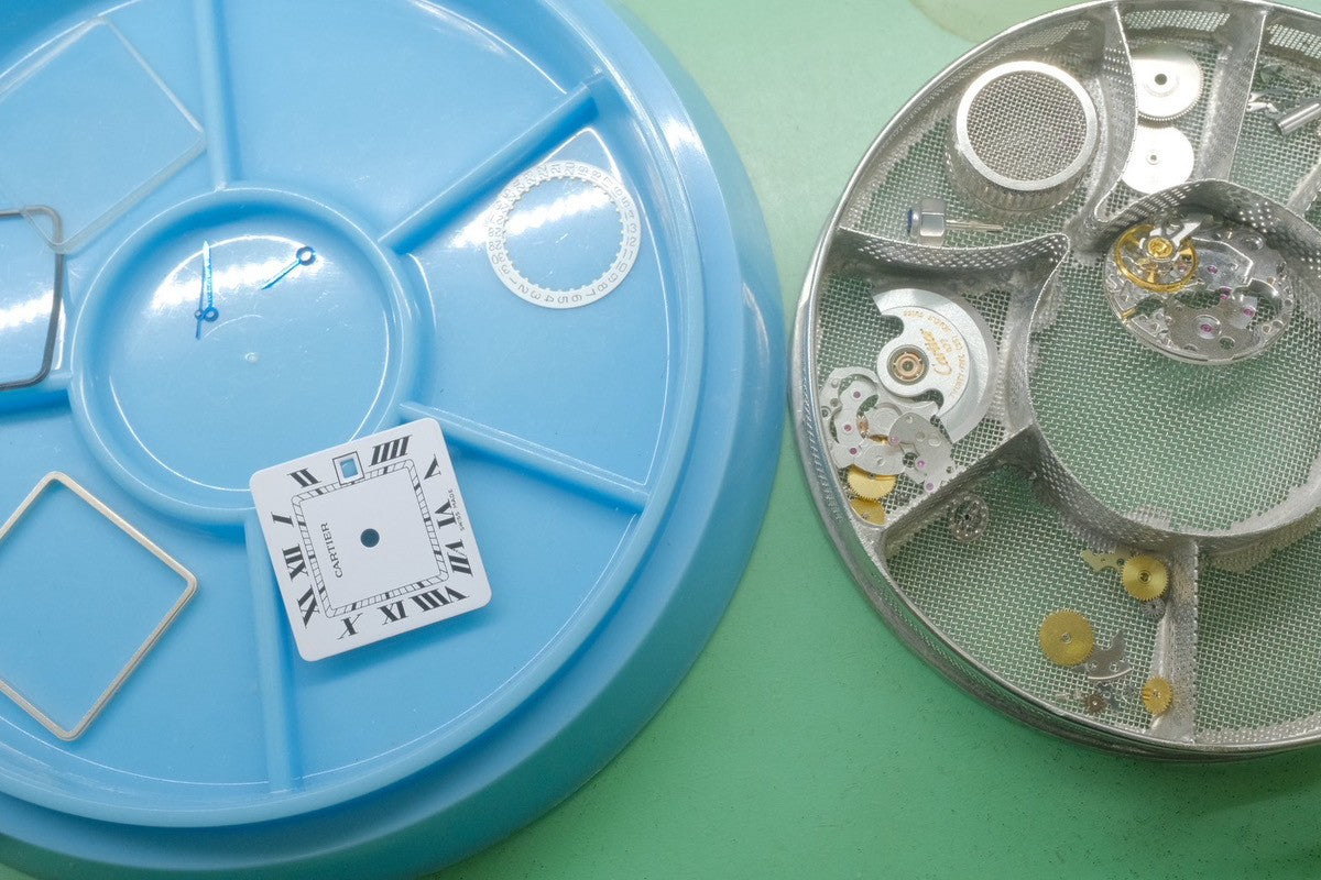 カルティエ サントス ガルベ LM 81036283 / 2961 自動巻き Cal.2671 SS/YG SS/YG ホワイトローマン文字盤 オーバーホール済み