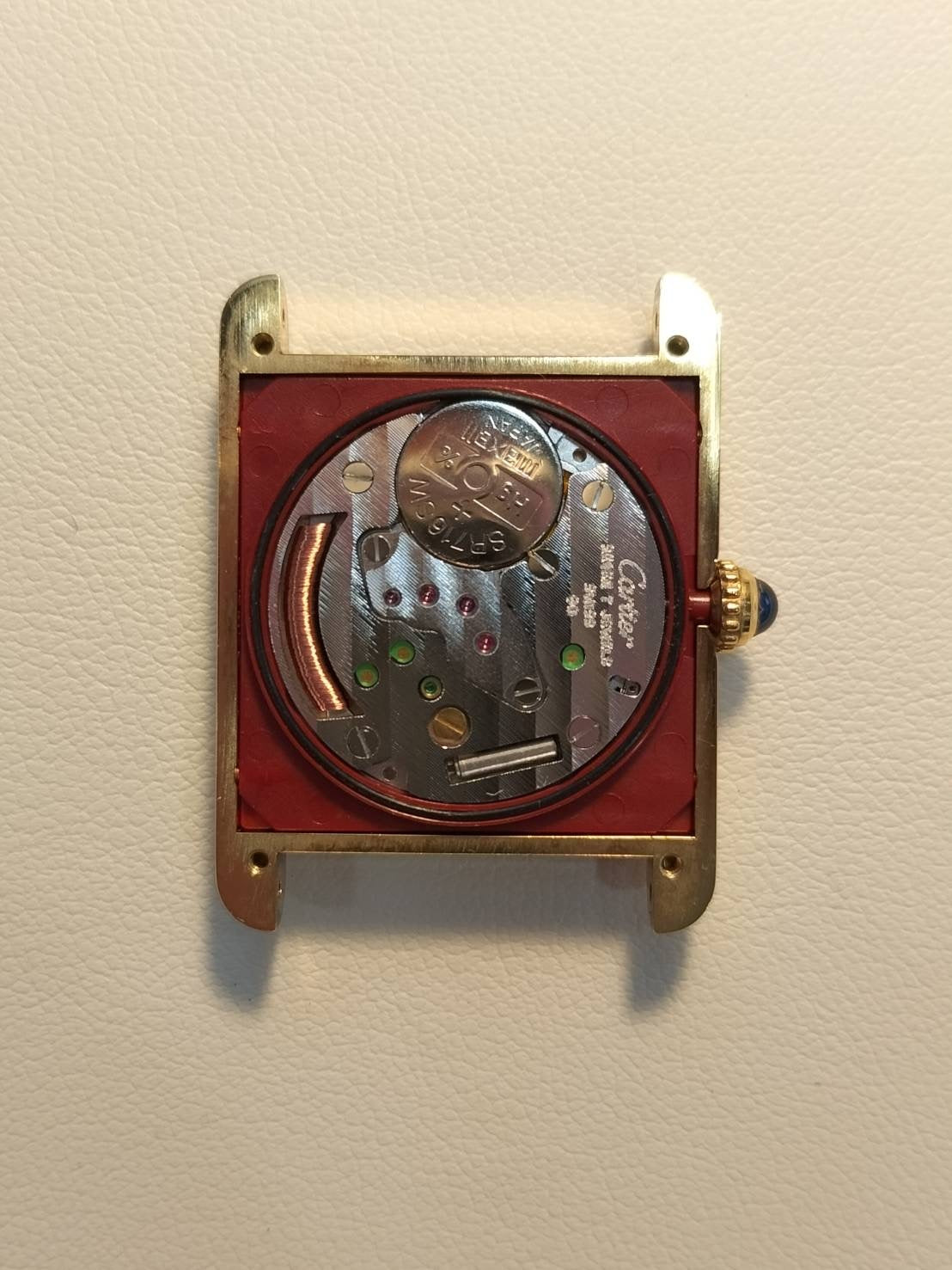 カルティエ マストタンク LM W1002653 / 590005 クォーツ Cal.90 SV925 革 純正尾錠(GP)ストレートローマン文字盤(SWISS表記)オーバーホール済み