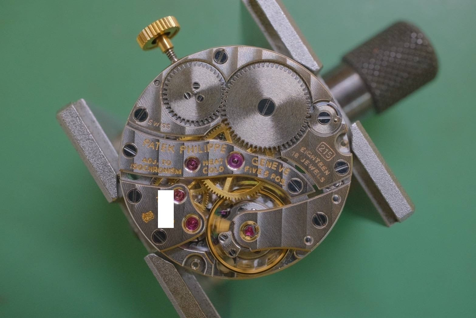 パテック・フィリップ ゴールデンエリプス 3848J-062 手巻き Cal.215 750YG 純正革ベルト 純正尾錠(750)ダイヤ12Pブルー文字盤 箱 アーカイブ(1991年)