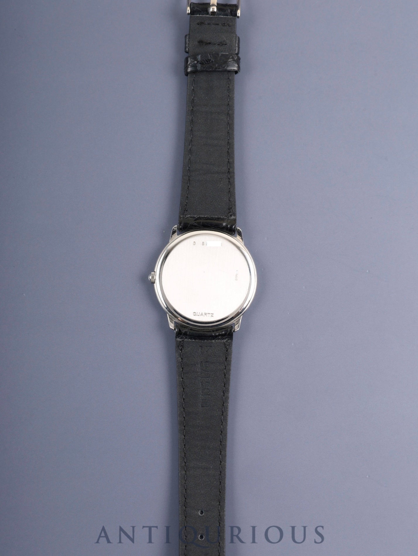 Audemars Piguet Round Quartz Cal.2612 750WG Leather Original Pin Buckle (750WG) Silver Dial Overhauled