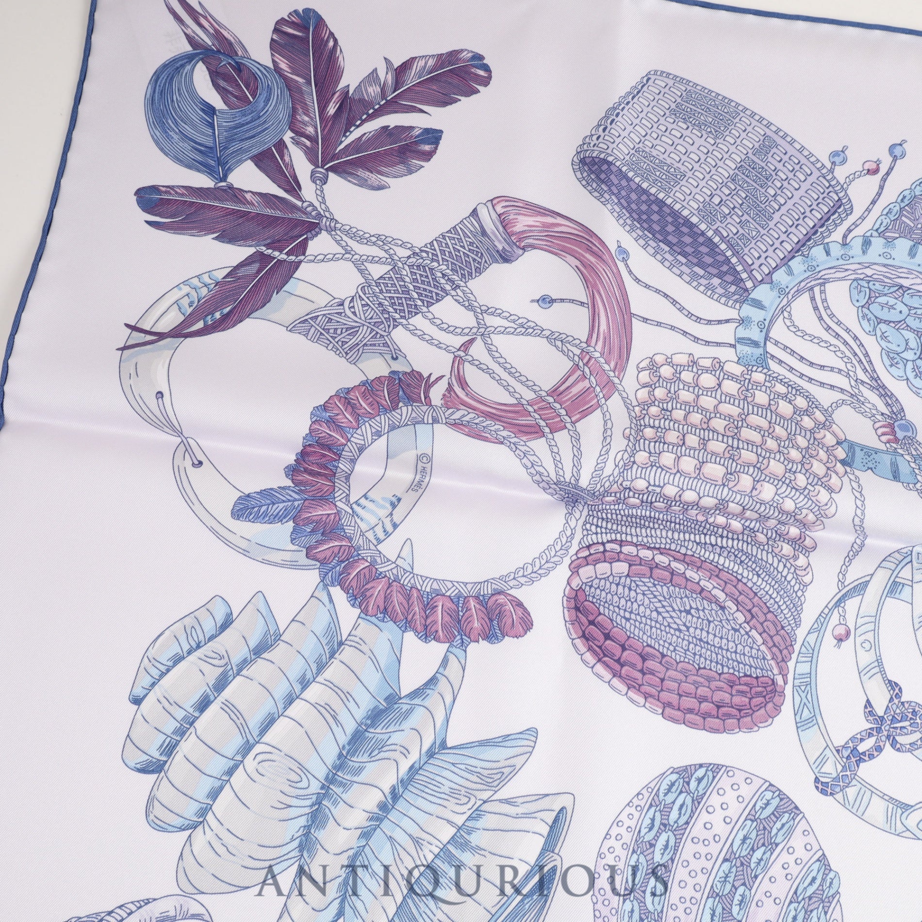 Hermes scarf Carre 90 BRACELETS DE LUMIERE Light bracelet 100% SILK Box