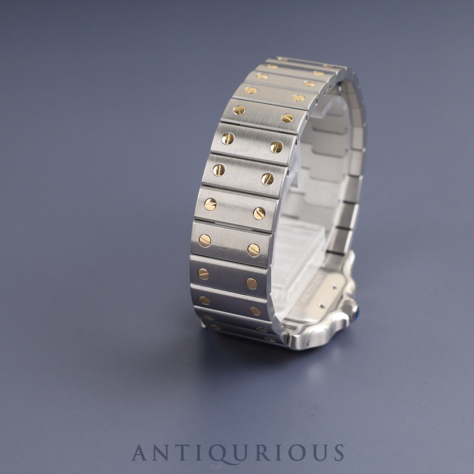 カルティエ サントス ガルベ LM W20058C4 / 2319 自動巻き SS/YG SS/YG シルバーギョーシェ文字盤 カルティエブティックにてコンプリートサービス(フルメンテナンス)済み