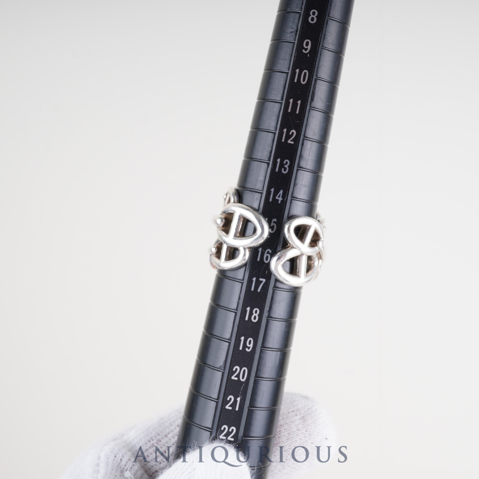 Hermès Chaine d'Ancre Enchaine GM Ring, Sterling Silver, #56, 22 Years Engraved