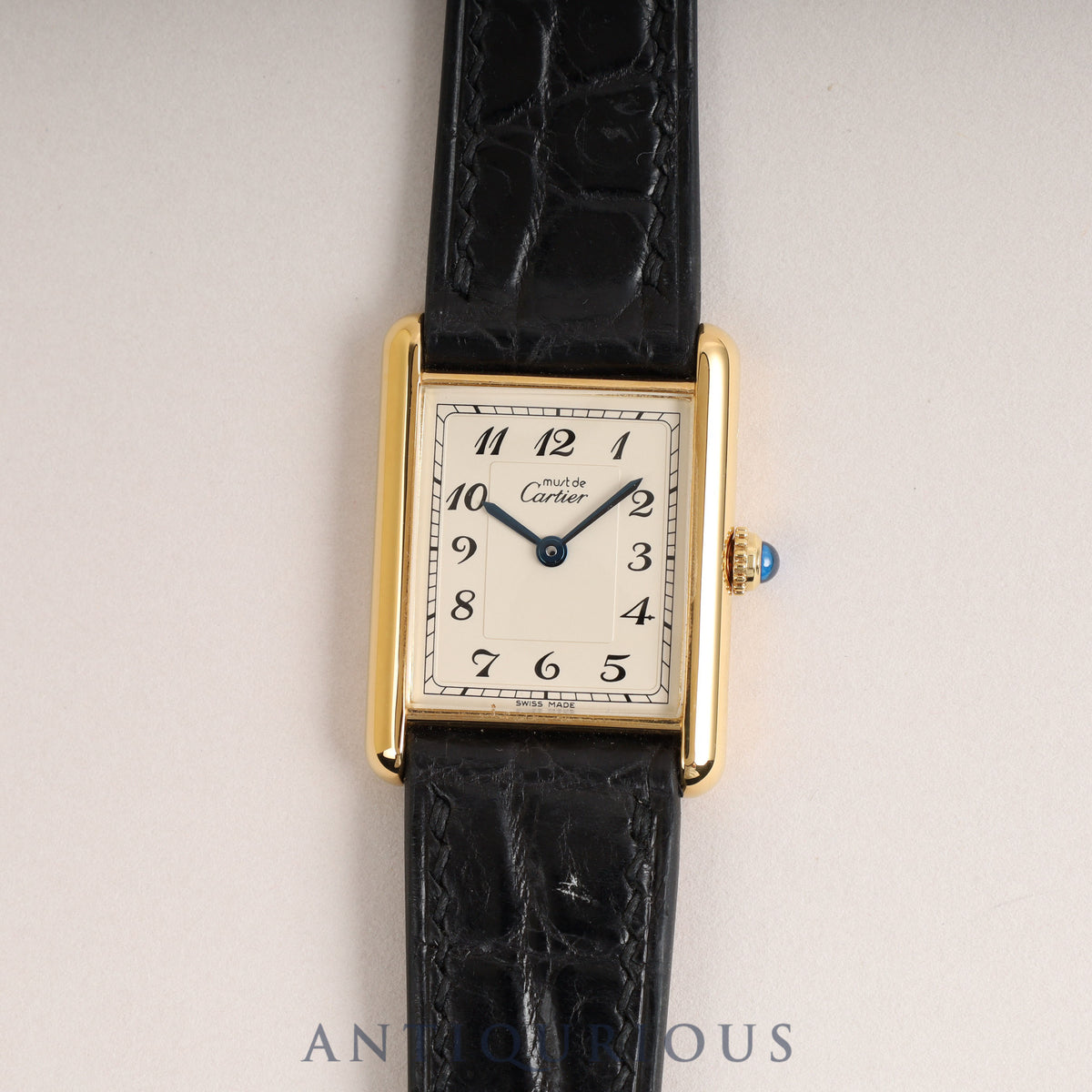 Cartier Must Tank LM QZ Arabic Dial