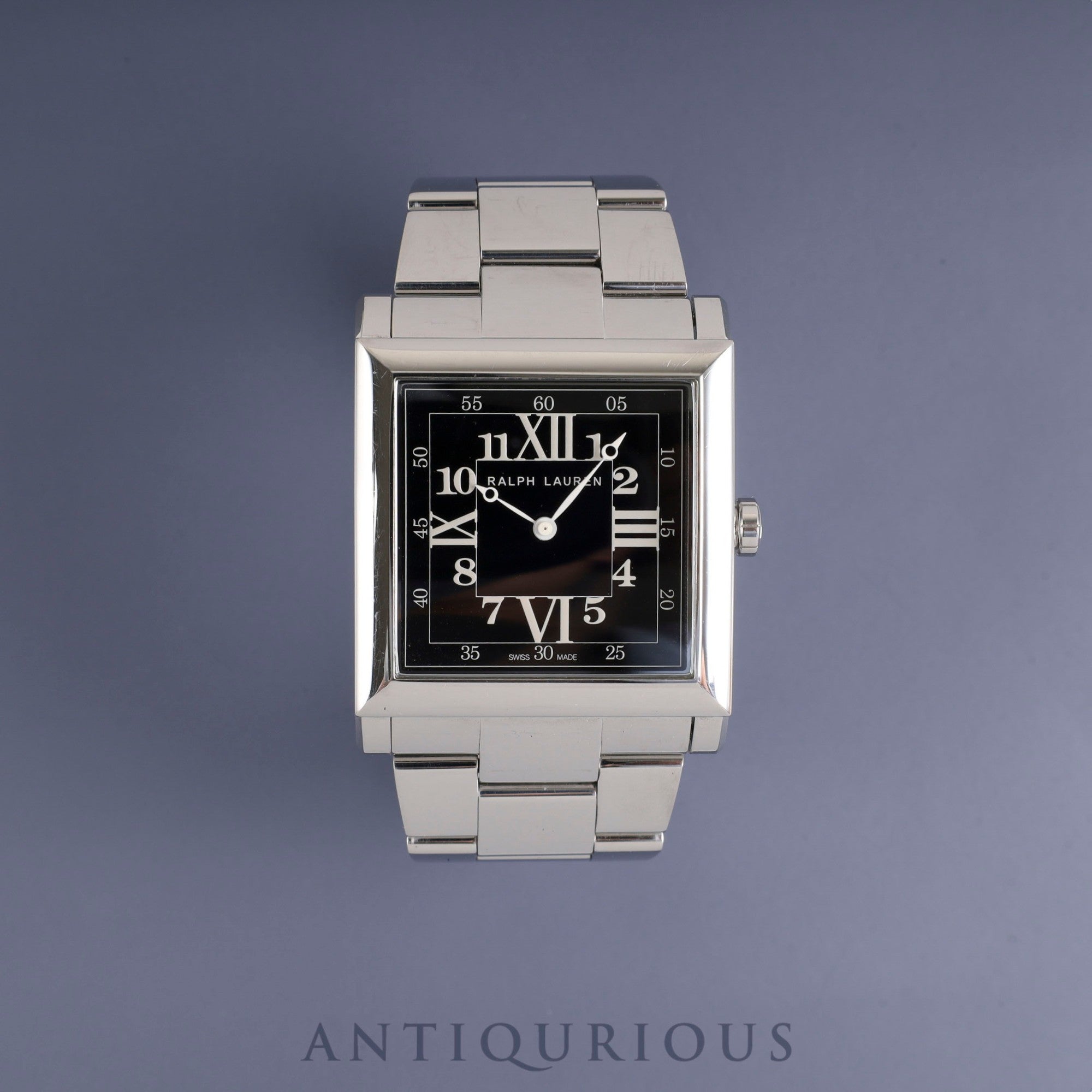 Ralph Lauren Slim Classic 867 RLR0150000 Automatic, Stainless Steel, Black Dial, Booklet, Warranty Card (2018), 2 Links, Overhauled