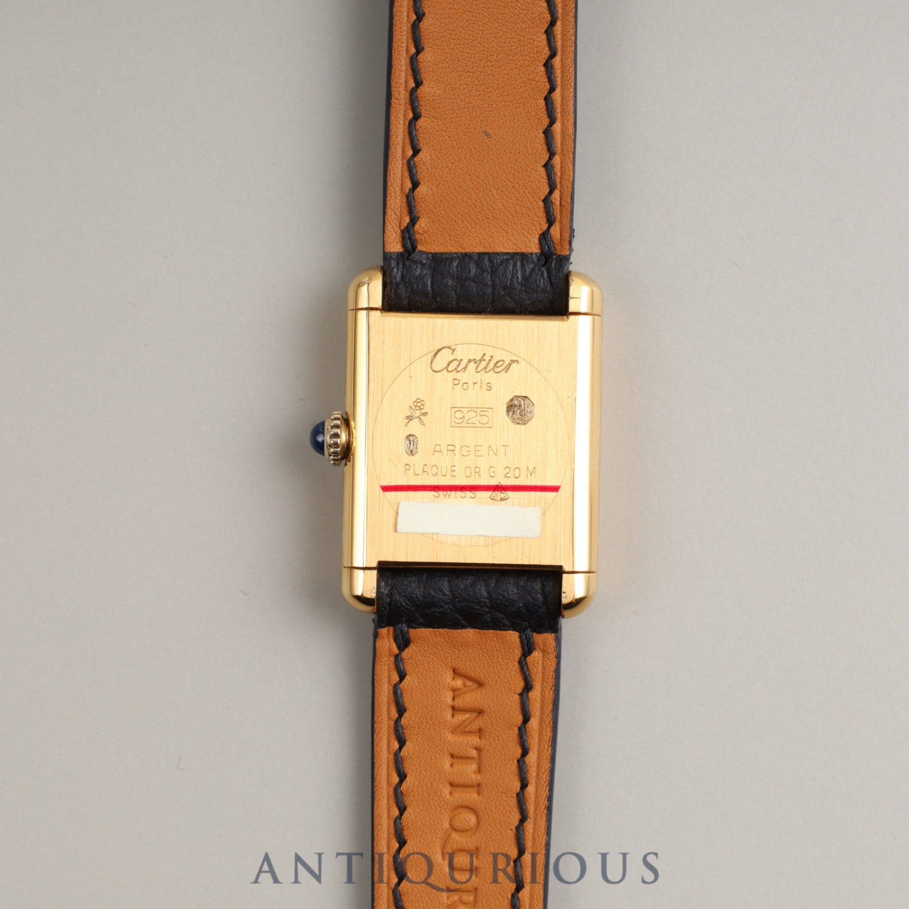 カルティエ マストタンクSM 手巻き アイボリー SWISS文字盤 新品仕上げ済み