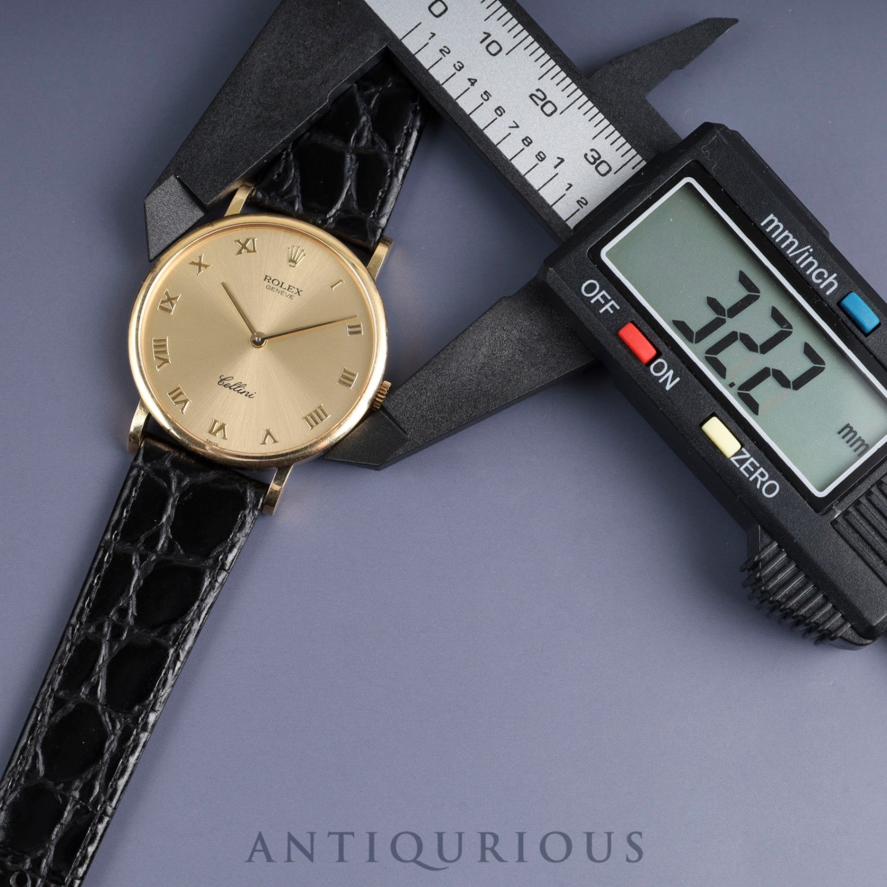 Rolex Cellini 5112 Manual winding Cal.1602 750 Leather Genuine buckle (750) Champagne dial N series (1991) Overhauled