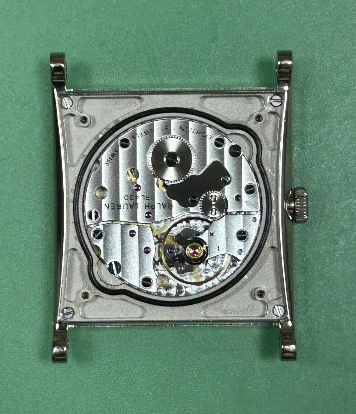 ラルフローレン スリムクラシック 867 K01320 手巻き Cal.RL430 750 純正革ベルト 純正尾錠(750)ホワイト文字盤 冊子 オーバーホール済み