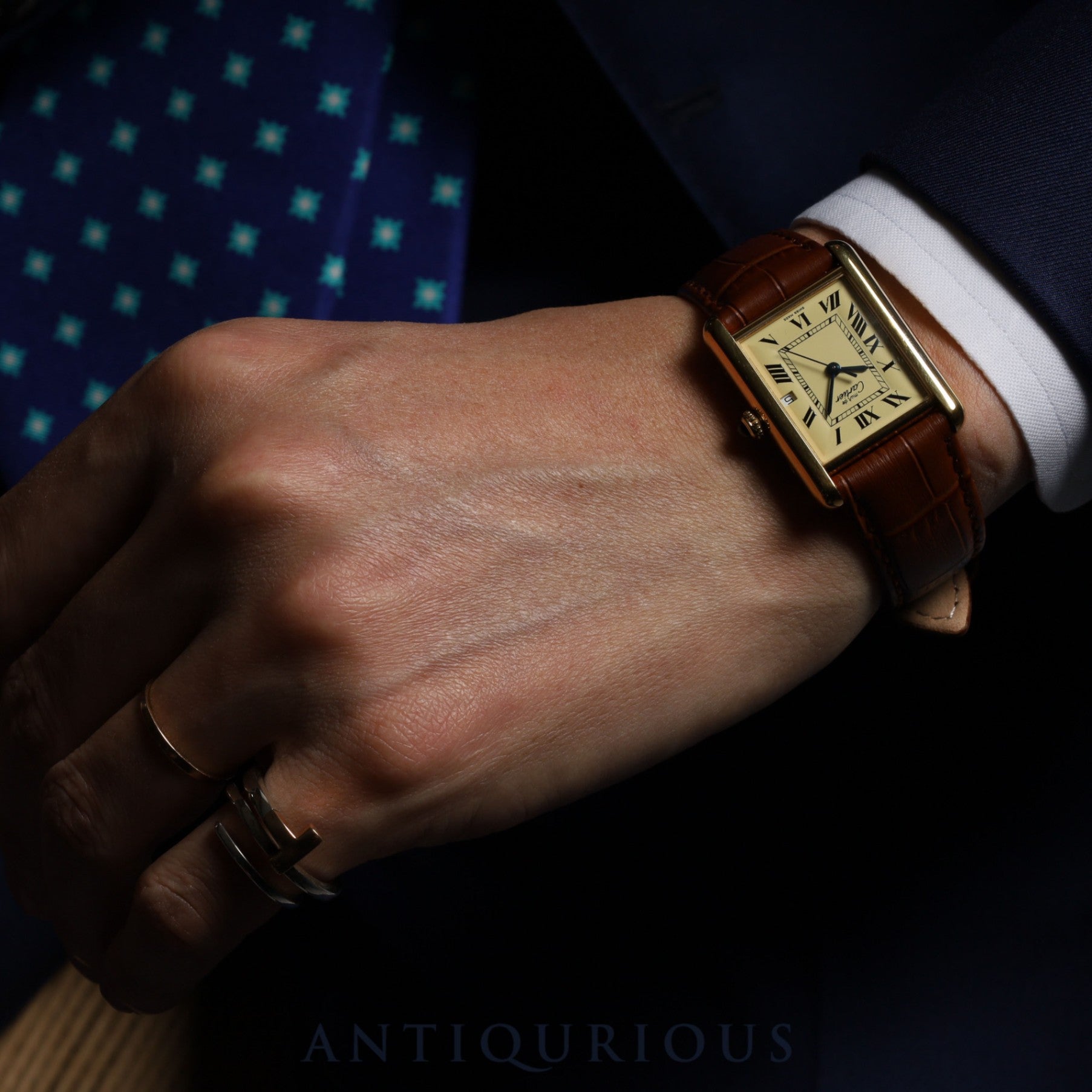 カルティエ マストタンク GM(XL) デイト QZ コンプリートサービス(フルメンテナンス)済み