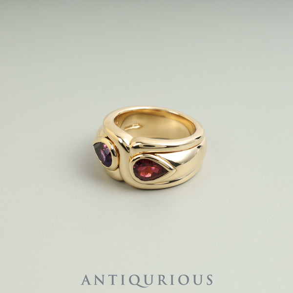 Bulgari ring vintage tourmaline amethyst