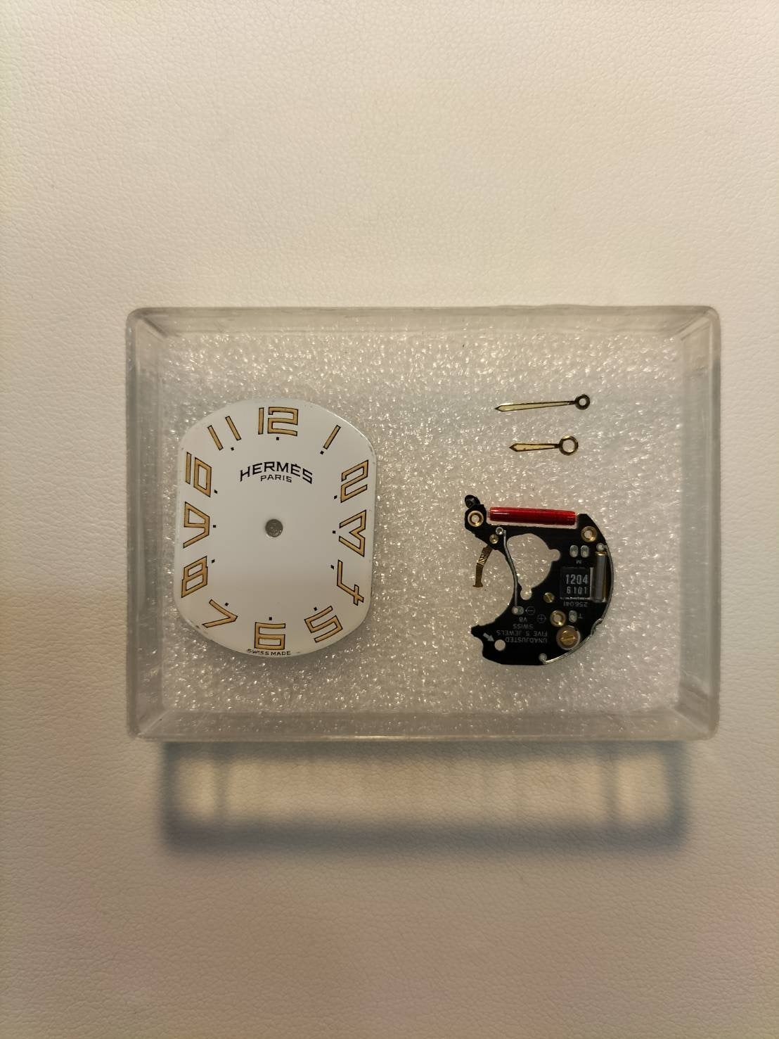 Hermes Rally 82.03.76 Quartz Cal.256.041 SS/GP SS/GP White Roman Dial Overhauled