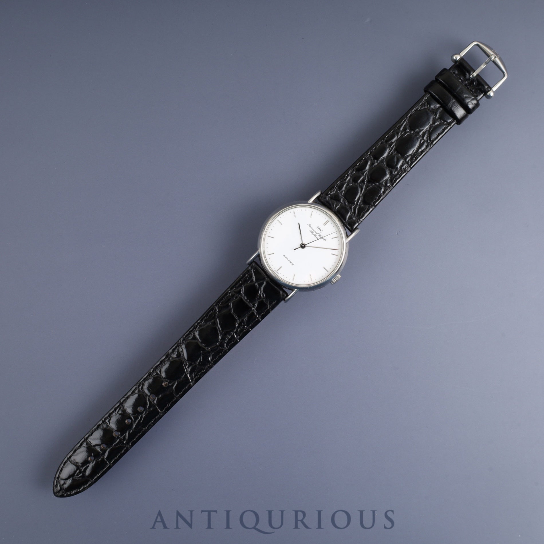 アイダブリュシー ポートフィノ IW351403 自動巻き Cal.- SS 革 純正尾錠(SS)ホワイト文字盤 オーバーホール済み