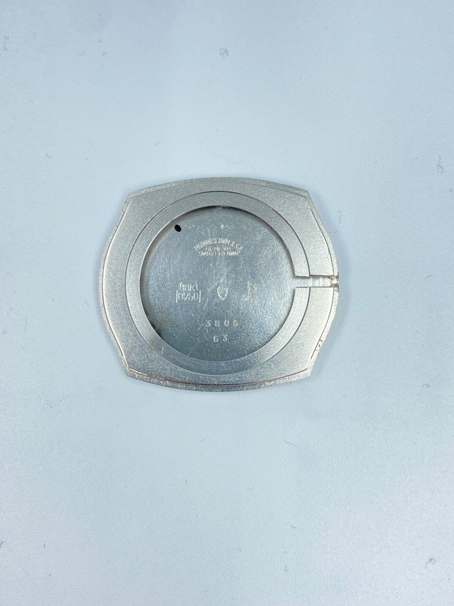 Rolex Cellini 3806 Manual Winding Caliber 1600 750WG Leather Strap with Genuine Stainless Steel Buckle Silver Dial No. 31 (1970) Overhauled