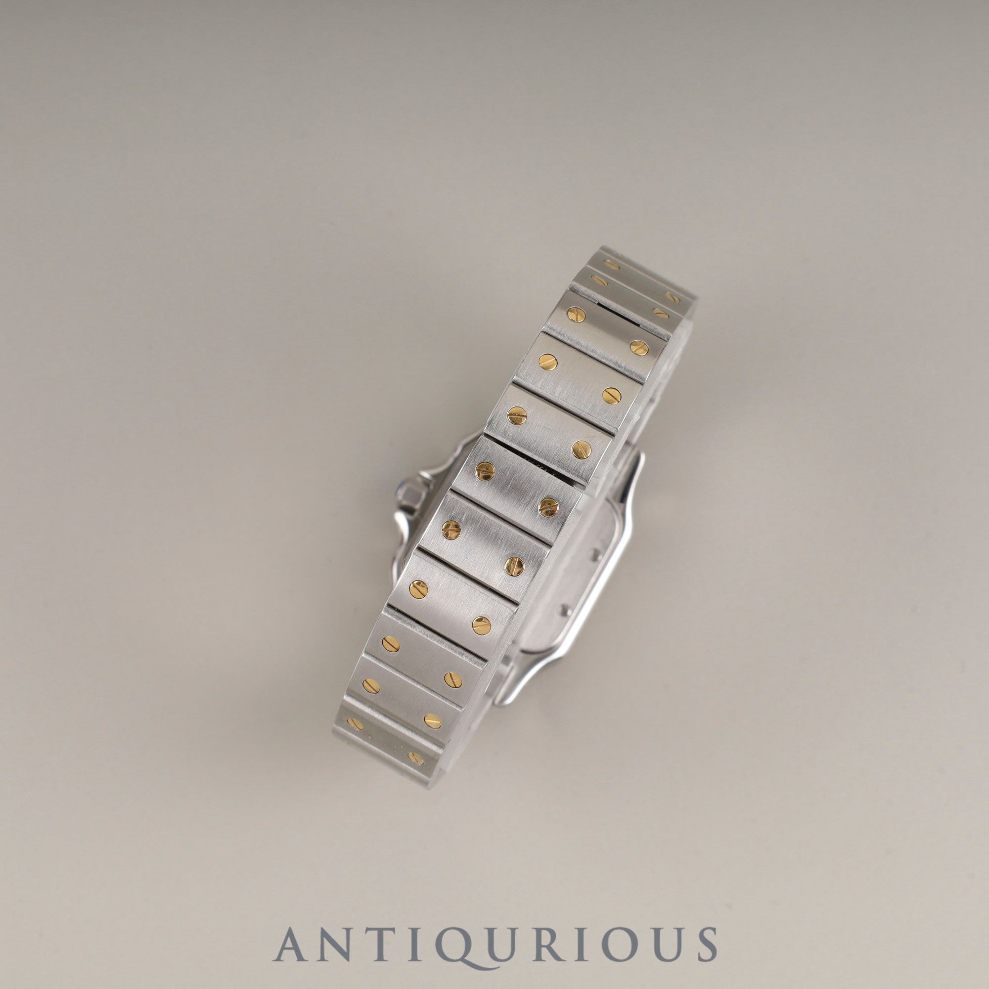 カルティエ サントス ガルベ SM W20012C4 / 1567 クォーツ Cal.157 SS/YG SS/YG ホワイトローマン文字盤 箱 冊子 取り扱い説明DVD 保証書(2009年) オーバーホール済み