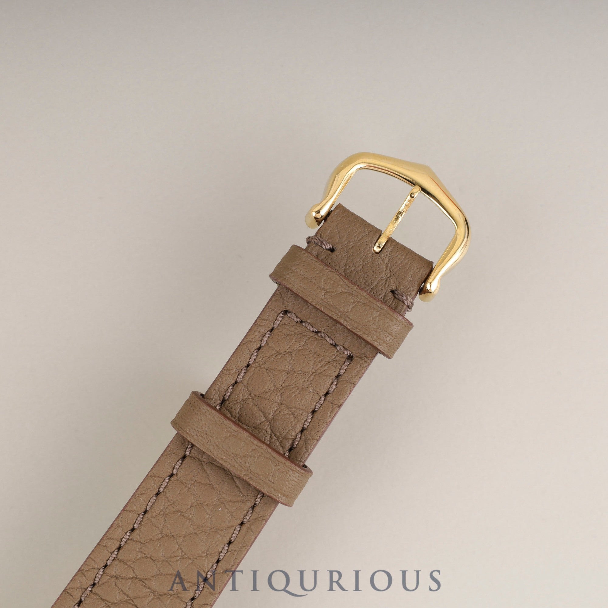 カルティエ マストタンク MM 2415 クォーツ Cal.- SV925 革 純正尾錠(GP) アイボリーローマン文字盤 冊子 オーバーホール済み