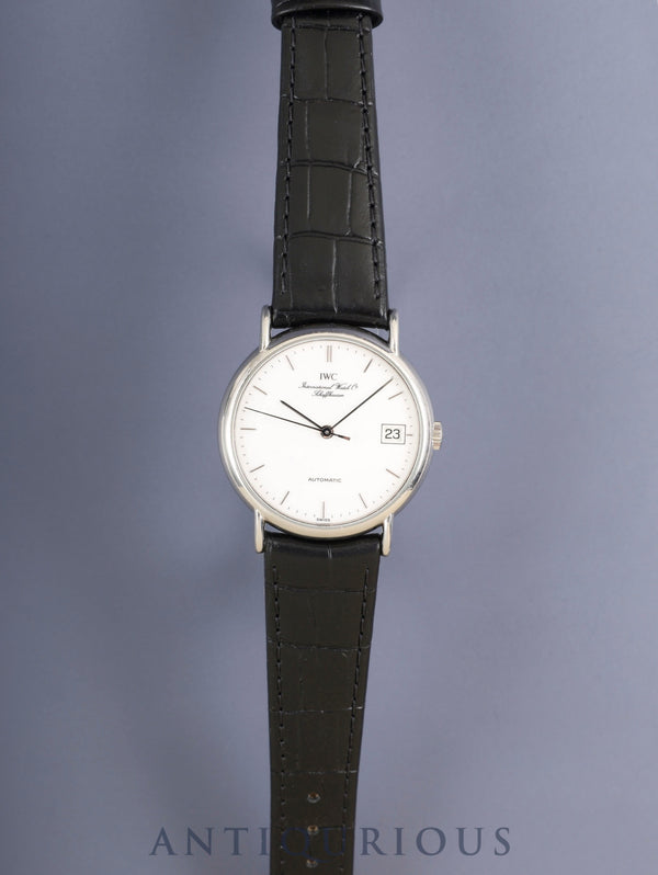 IWC ポートフィノ IW351324 自動巻き Cal.C.37521 SS 革 社外尾錠(SS)ホワイト文字盤 オーバーホール済み アイダブリュシー