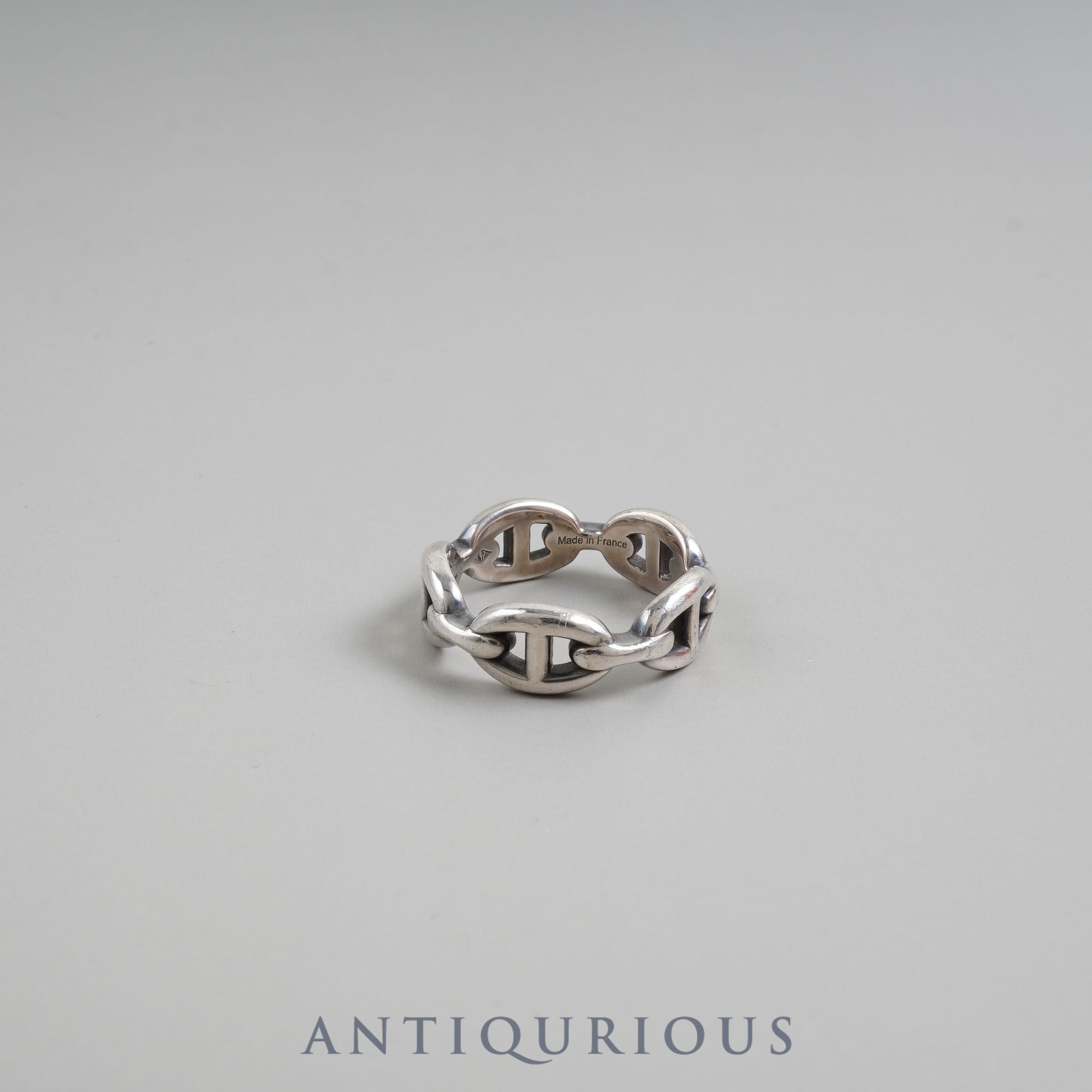 Hermes Ring Chaine d'Ancre Anchaine #56 SV925 Box