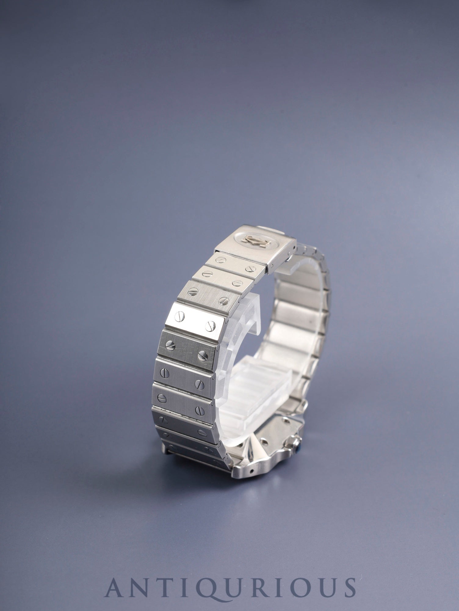 カルティエ サントス ガルベ LM 2960 自動巻き Cal.ETA2671 SS SS ホワイトローマン文字盤 箱 冊子 オーバーホール済み