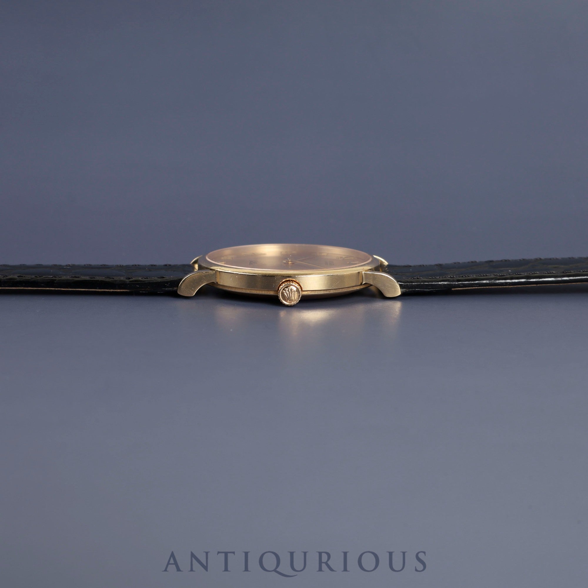 Rolex Cellini 5112 Manual winding Cal.1602 750 Leather Genuine buckle (750) Champagne dial N series (1991) Overhauled