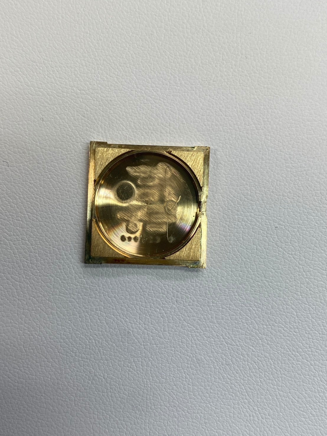 Cartier Must Tank SM Manual winding Cal.78-1 SV925 Leather Genuine buckle (GP) Ivory Roman dial Overhauled