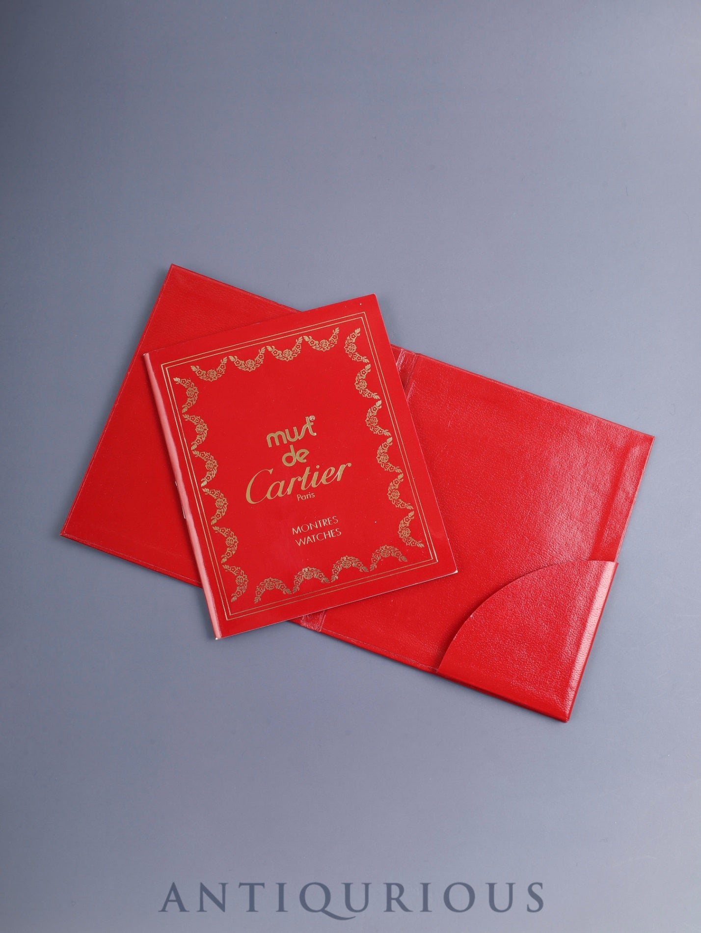 Cartier Must Tank LM 590005 Quartz Cal.90 SV925 Leather Original Pin Buckle (GP) Ivory Roman Dial (SWISS marking) Booklet Overhauled