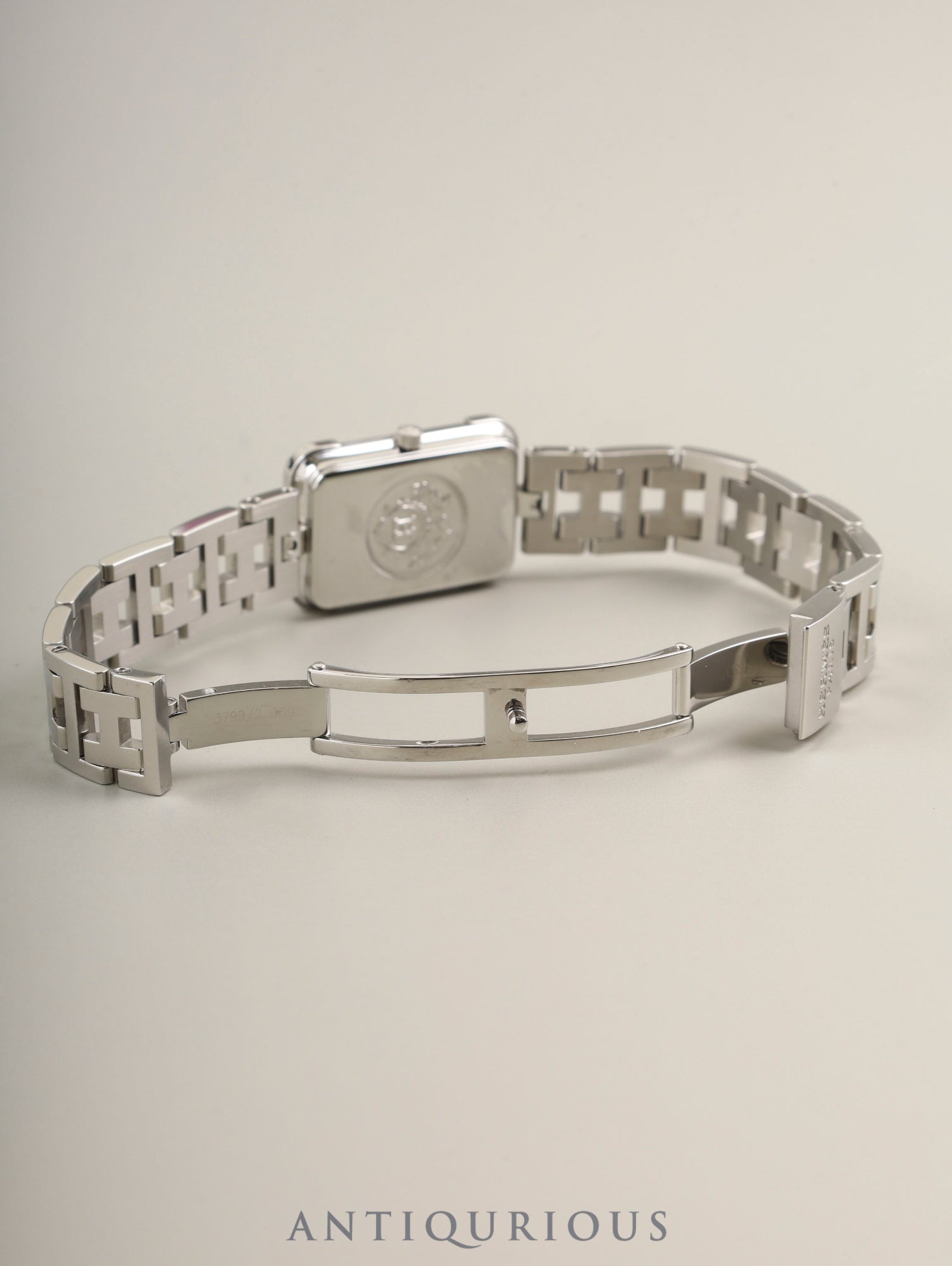 エルメス クロアジュール CR2.210 クォーツ Cal.976.001 SS SS ホワイトシェル文字盤 箱 保証書(2015年)オーバーホール済み