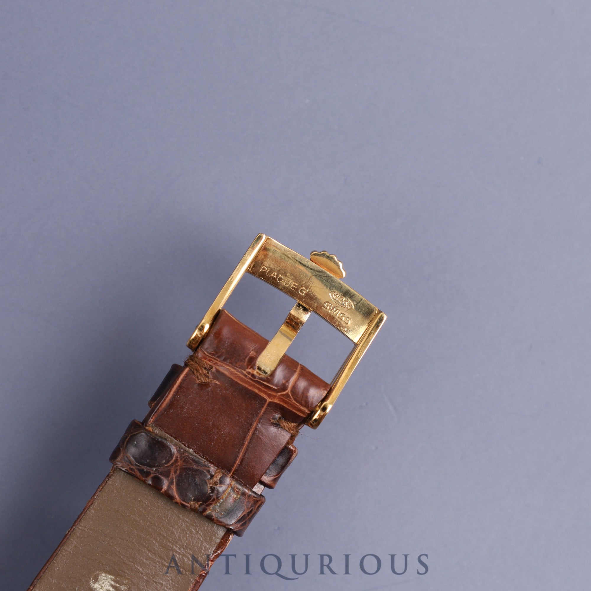 ロレックス チェリーニ 3805 手巻き Cal.1600 750 純正革ベルト 純正尾錠(GP)シャンパン文字盤 38番 1973年 オーバーホール済み