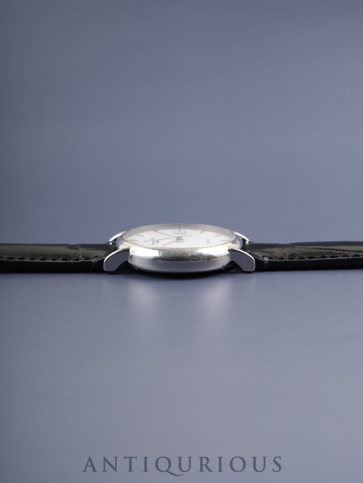 IWC Portofino IW351318 Automatic Caliber C37521 Stainless Steel Leather Strap with Genuine Stainless Steel Buckle, White Dial, Overhauled