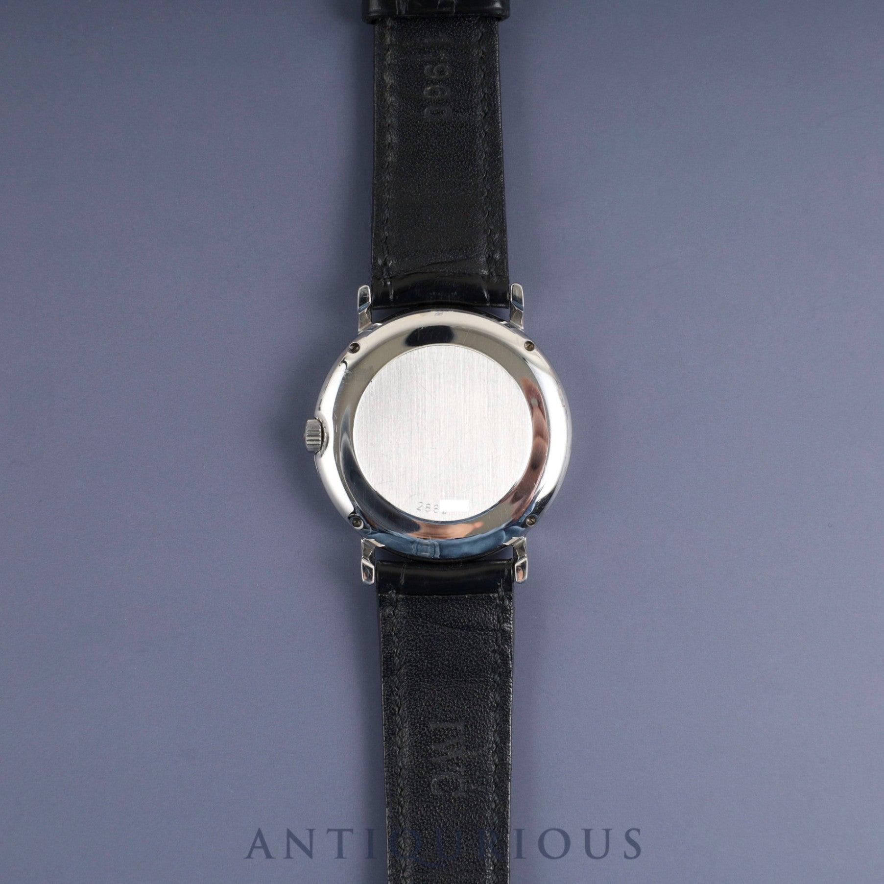 IWC Portofino IW351320 Automatic Caliber 30120 Stainless Steel Watch with Genuine Leather Strap and Genuine Stainless Steel Buckle, White Dial, Booklet, Cloth, Overhauled