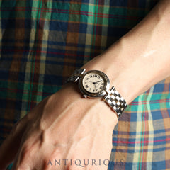 Cartier Panthere Vendome LM 183964 Quartz SS/YG 1 Row White Roman Dial Completely serviced at Cartier boutique