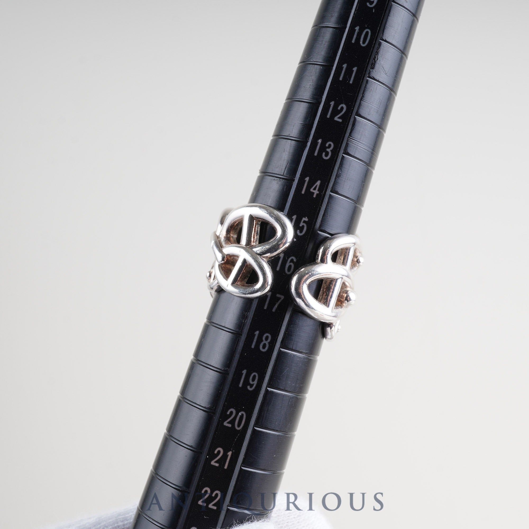 Hermes Ring Chaine d'Ancre Enchaine GM Sterling Silver #57 Box Card (2024) 23 Years Old