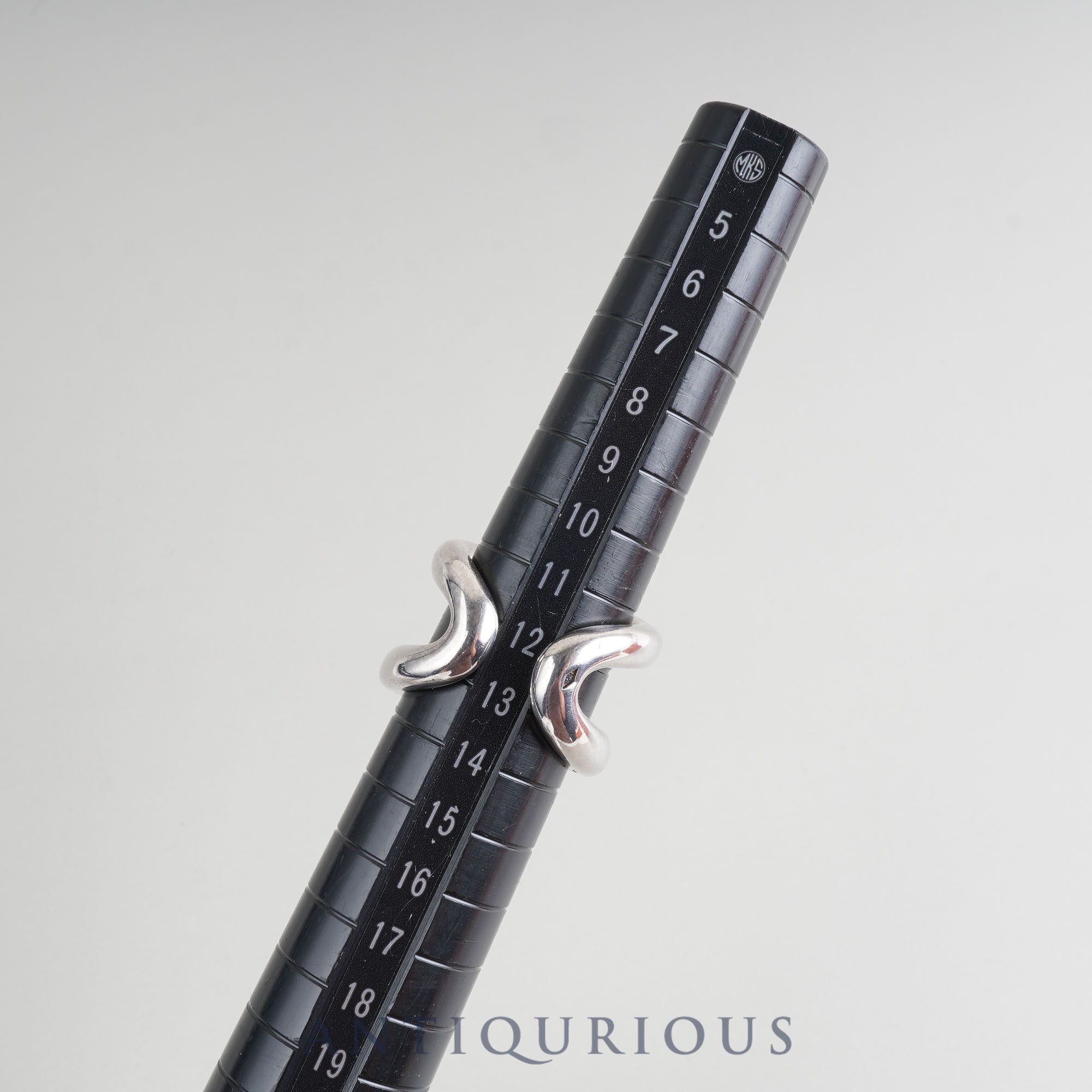 Hermes Ring Osmos GM SV925 53 Size 13 Old Engraving