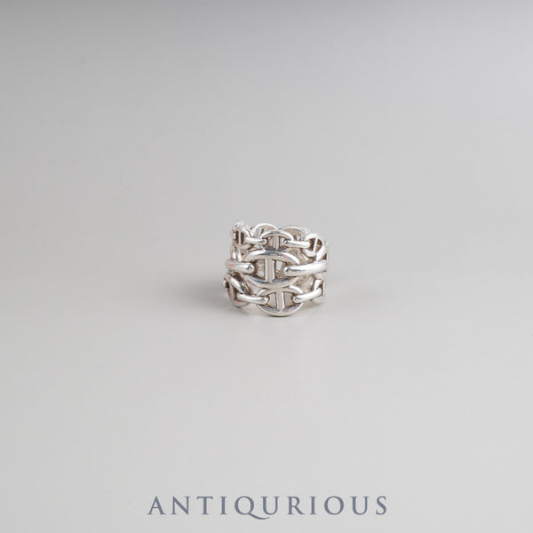 エルメス リング シェーヌダンクル アンシェネ GM スターリングシルバー #56 22年刻