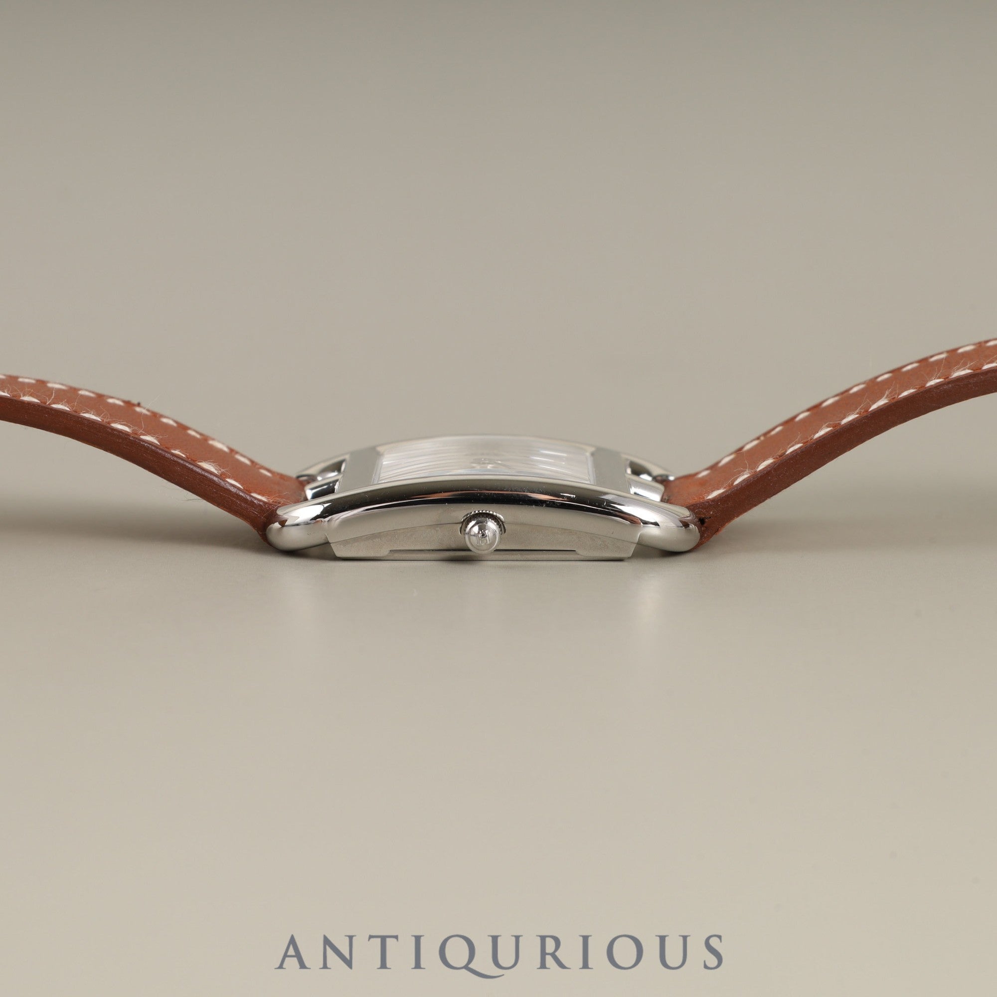 エルメス ケープコッド CC1.210 クォーツ Cal.976.001 SS 純正革ベルト 純正尾錠(SS) シルバー文字盤 箱 冊子 保証書(2006年)オーバーホール済み