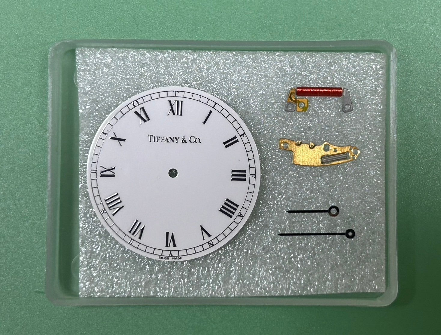 Tiffany Round Classic M1510 Quartz Cal.282.001 SS Leather Genuine Buckle (SS) White Roman Dial Overhauled